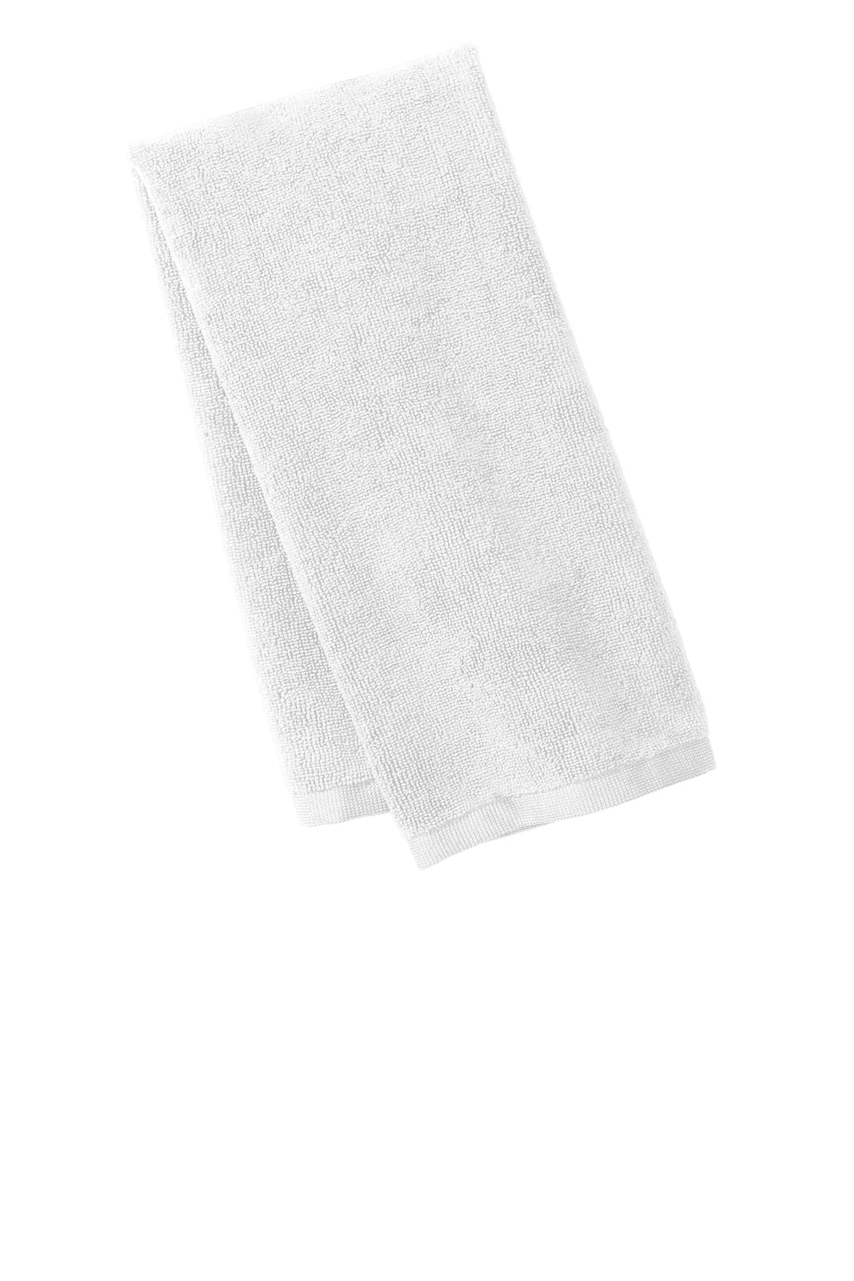 Port Authority Microfiber Customized Golf Towels, White - Image 2