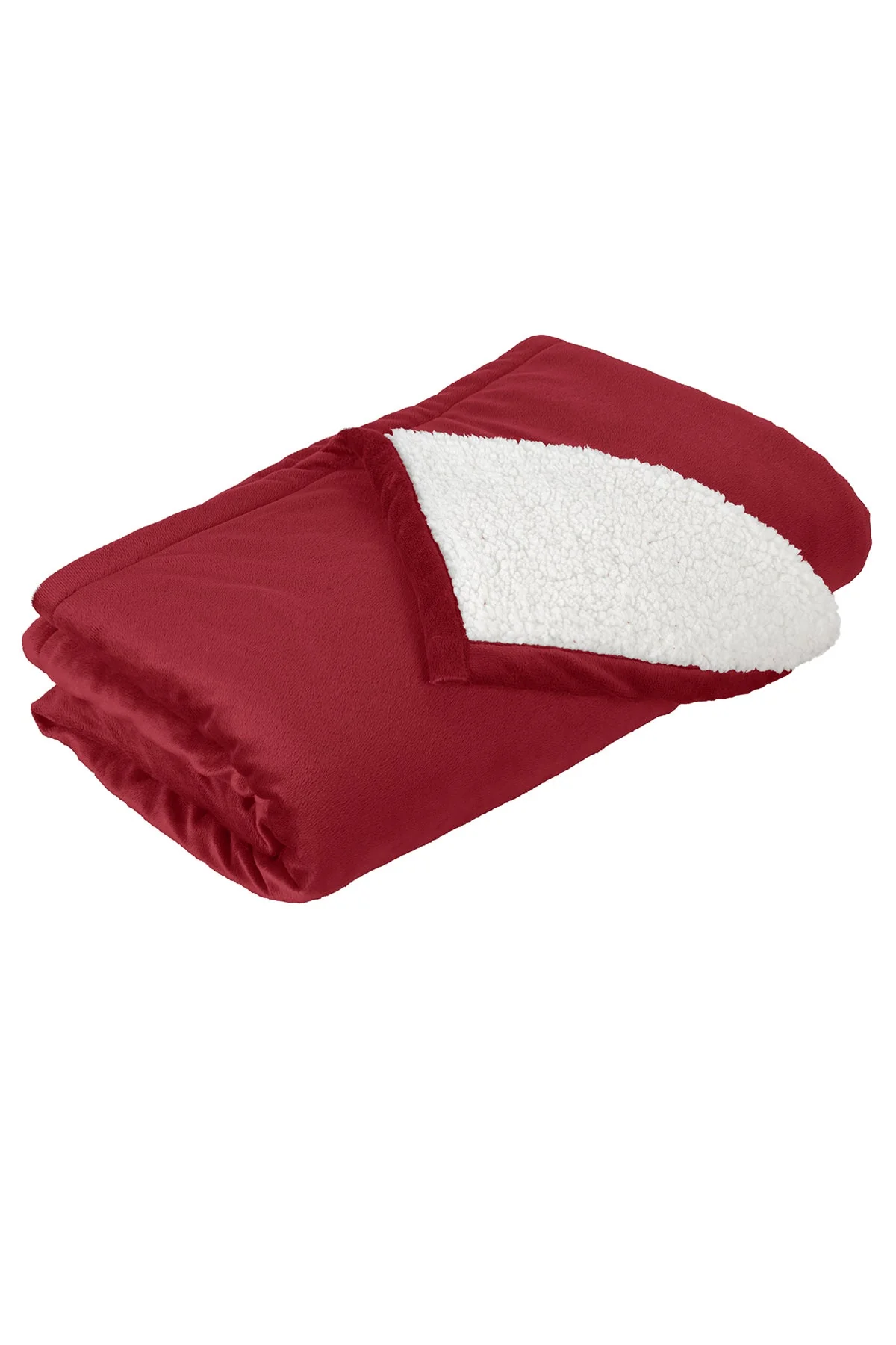 Port Authority Mountain Lodge Custom Blankets, Red Rhubarb - Image 2
