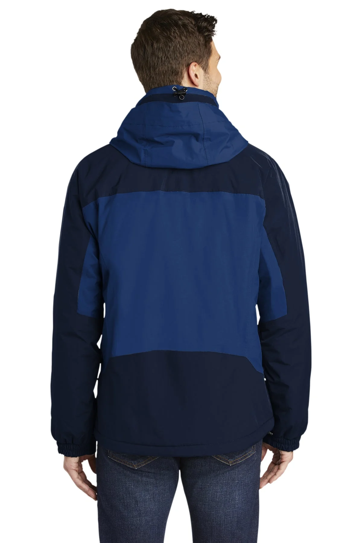 Port Authority Tall Nootka Customized Jackets, Regatta Blue/ Navy - Image 2