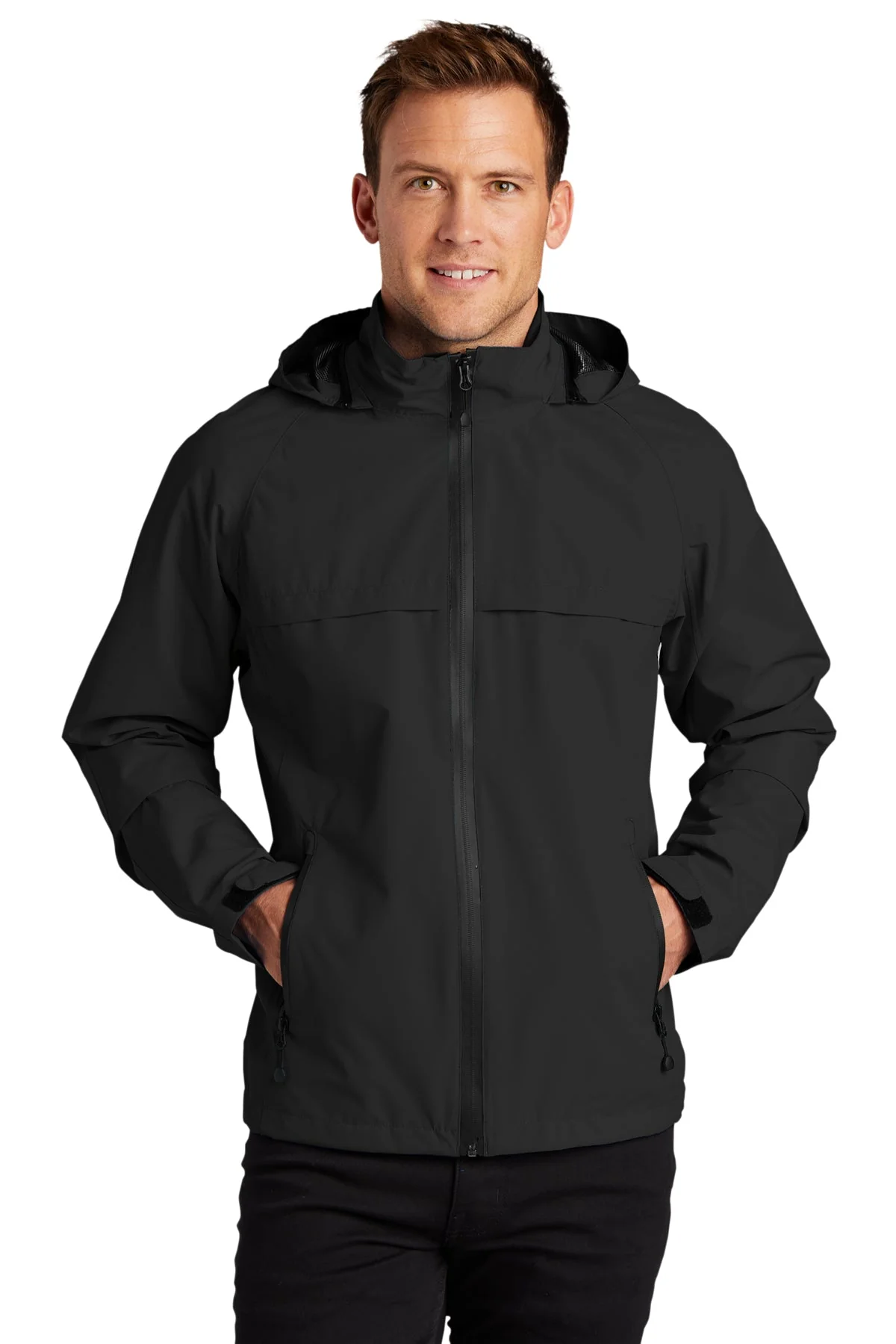 Port Authority Torrent Customized Waterproof Jackets, Black - Image 4