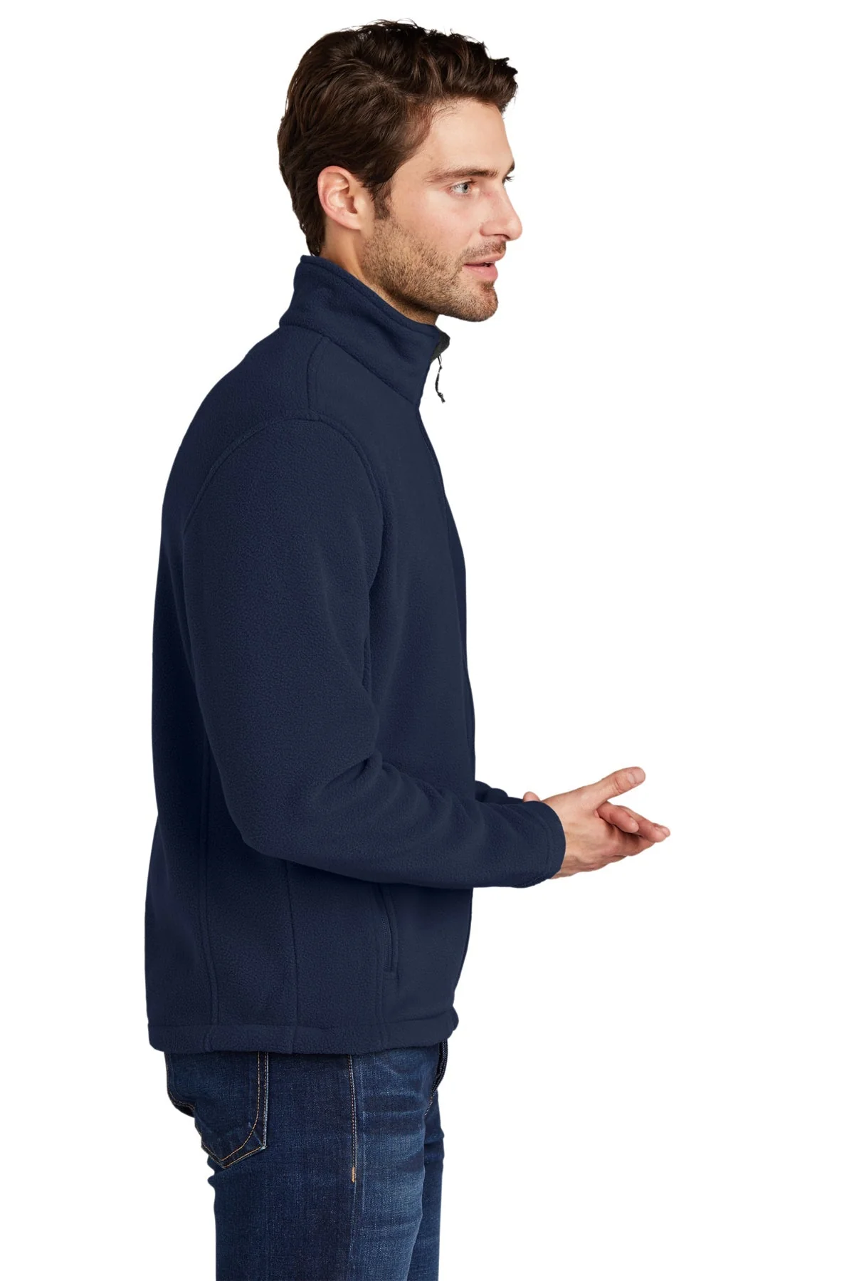 Port Authority Value Fleece Jacket, True Navy [Contigo Real Estate] - Image 3