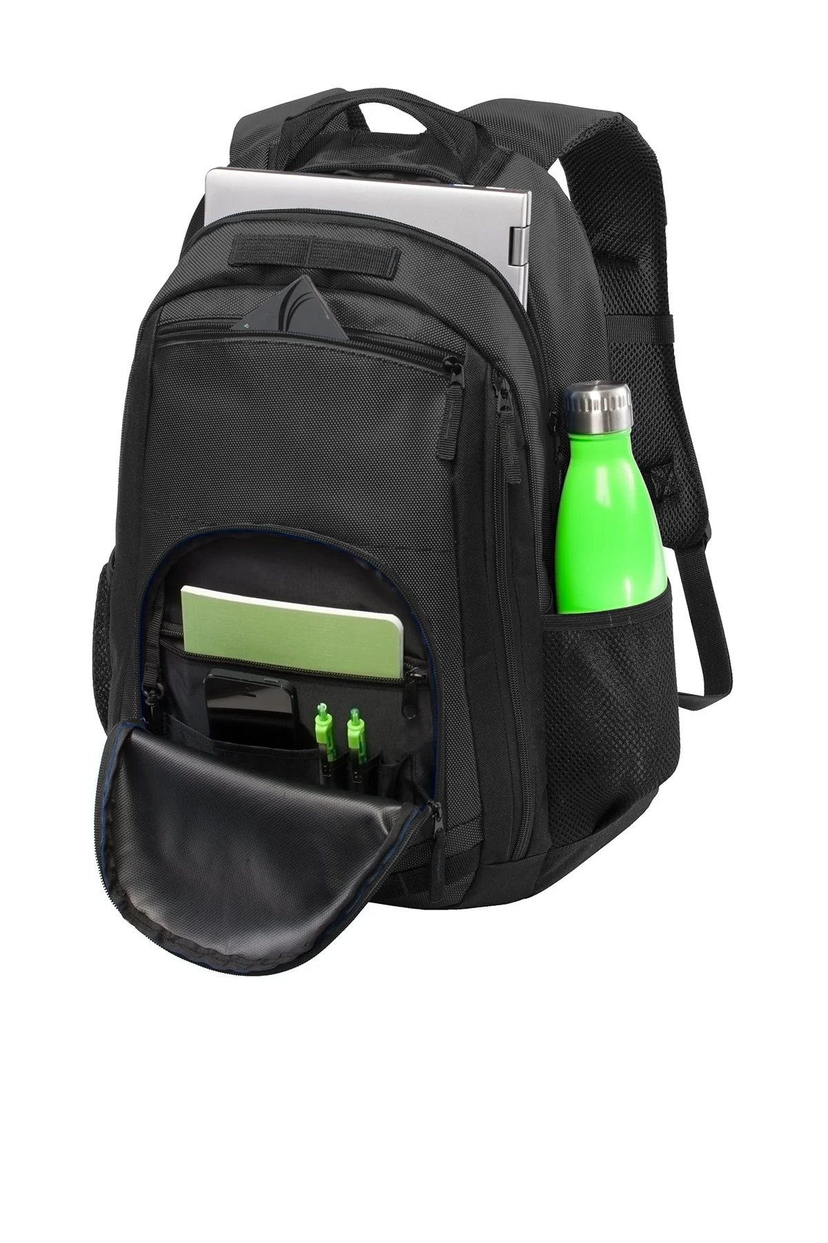 Port Authority Xtreme Custom Backpacks, Dark Grey/ Black/ Black - Image 3