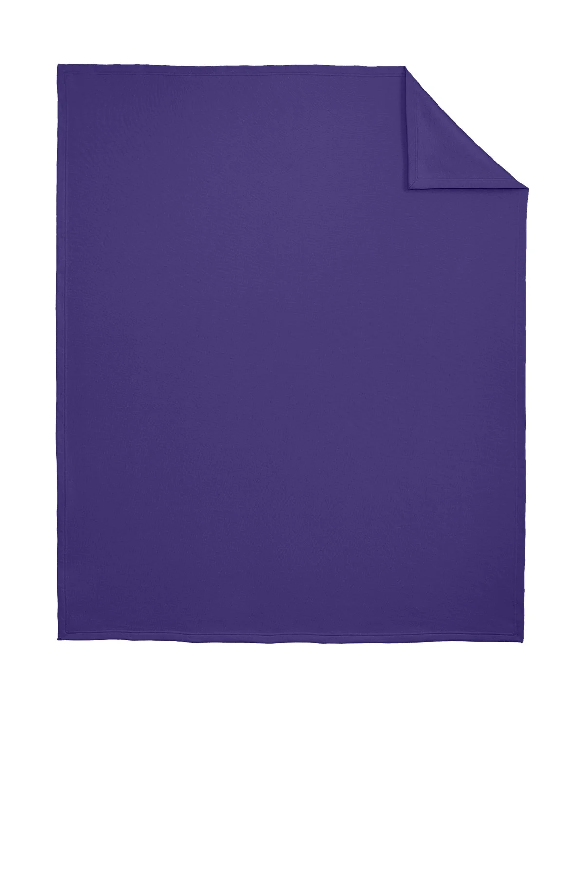 Port & Company Core Fleece Branded Blankets, Purple - Image 3