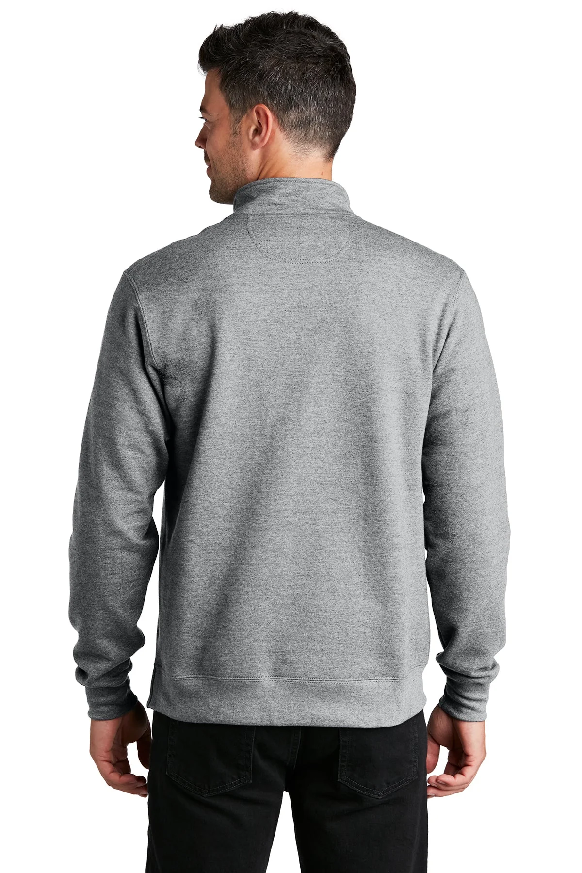 Port & Company Fan Favorite Fleece Quarter Zip, Athletic Heather [Indiana University School of Medicine] - Image 2