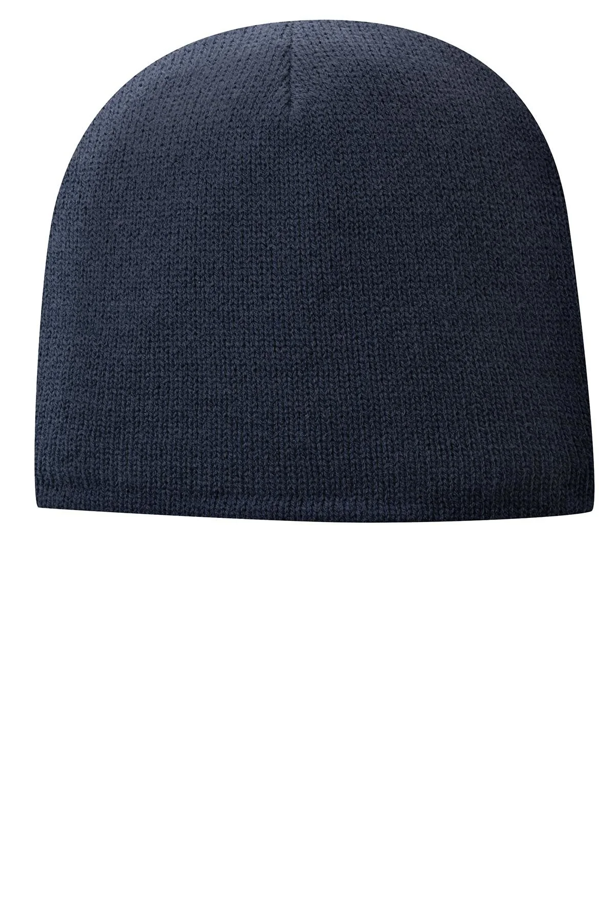 Port & Company Fleece Lined Branded Beanies, Navy - Image 2