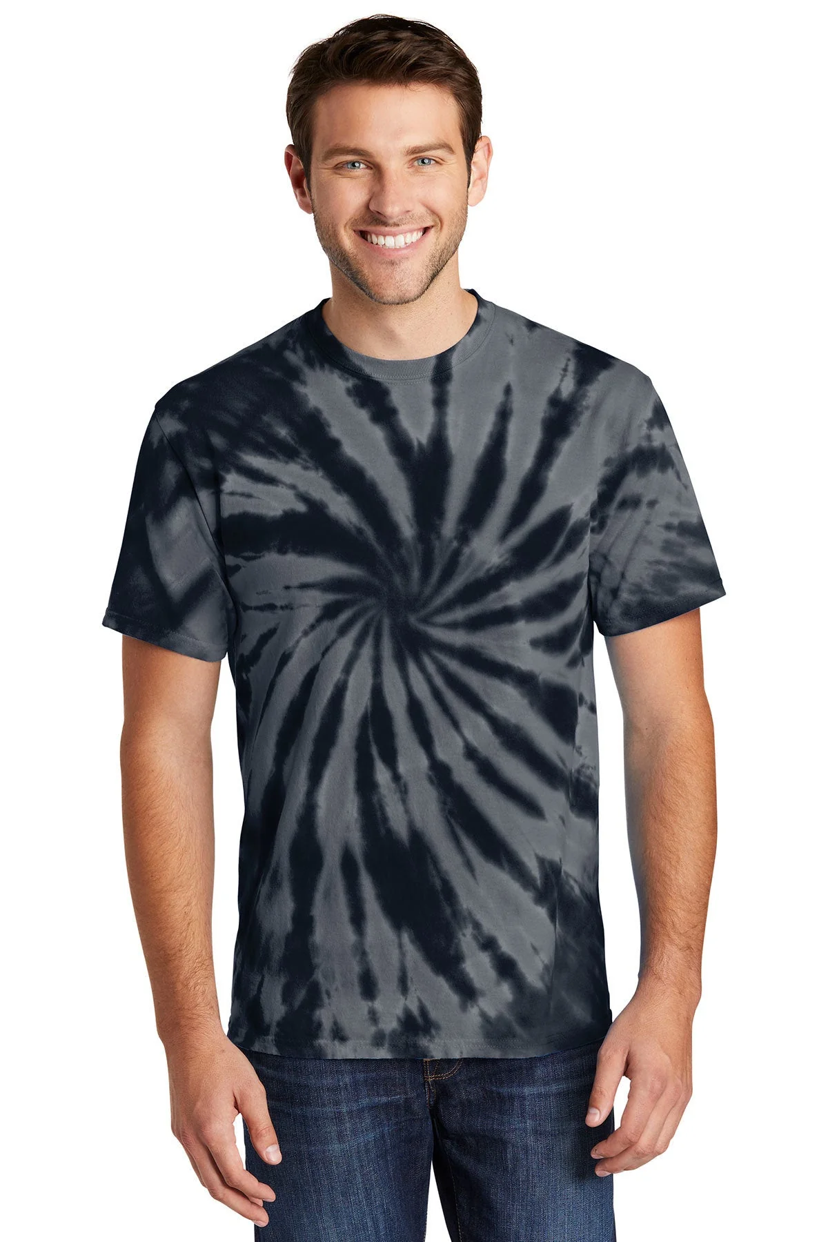 Port & Company Tie-Dye Customized Tee's, Black