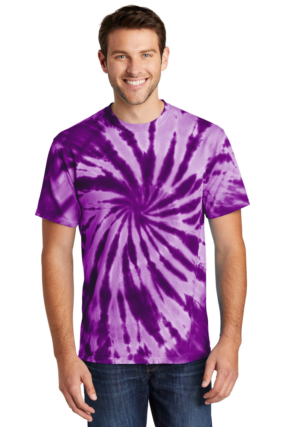 Port & Company Tie-Dye Custom Tee's, Purple