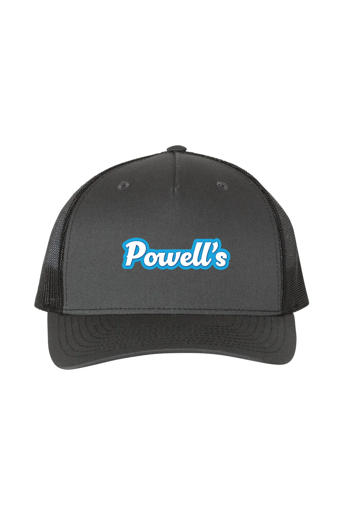 Richardson Five-Panel Trucker Cap, Charcoal/Black [Powell's Plumbing LLC] - Image 4