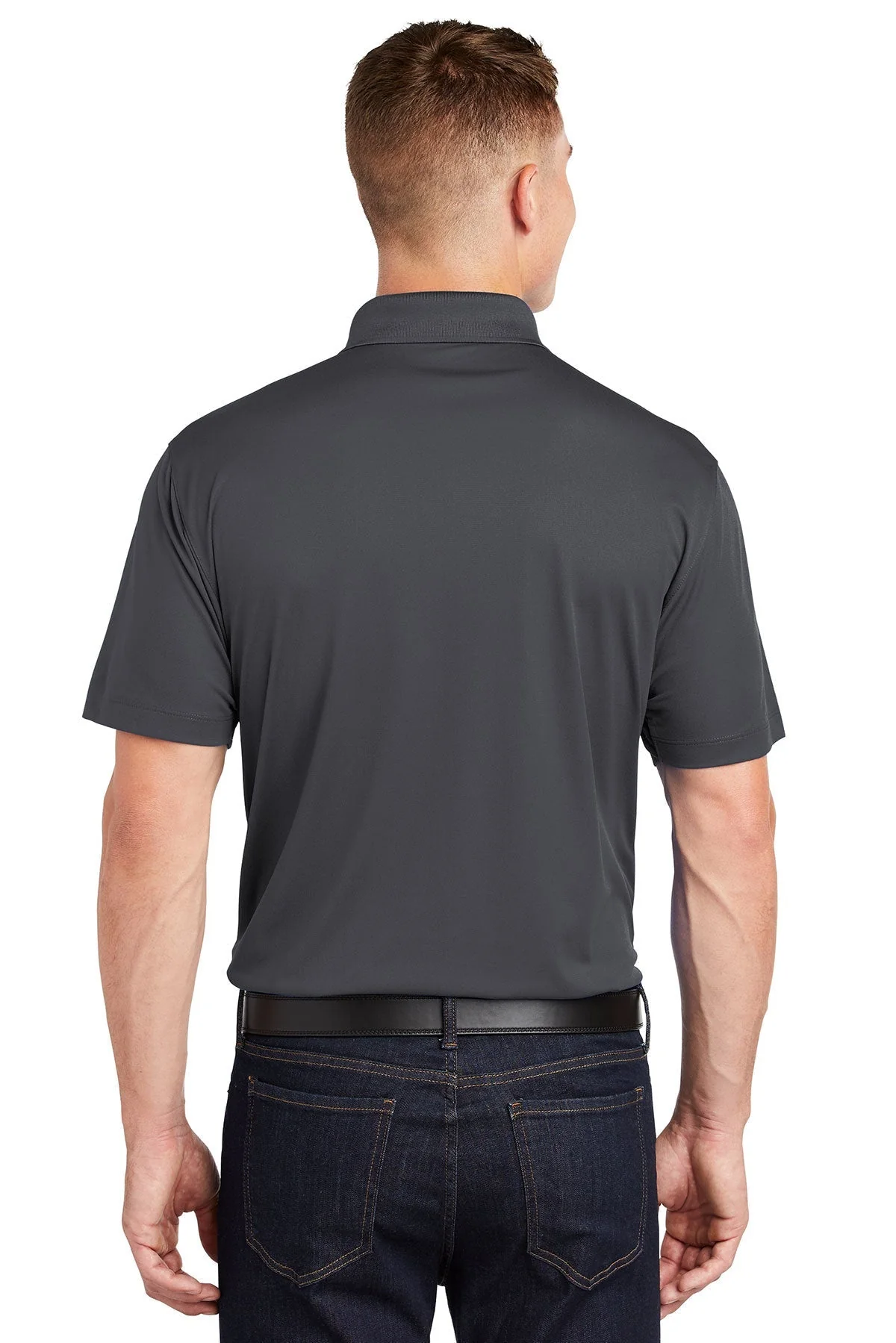 Sport-Tek Micropique Sport-Wick Polo, Iron Grey [NexTech Solutions] - Image 2
