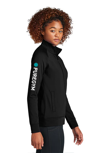 Sport-Tek Women's Sport-Wick Stretch Cadet Jacket, Black [PureGym] - Image 3