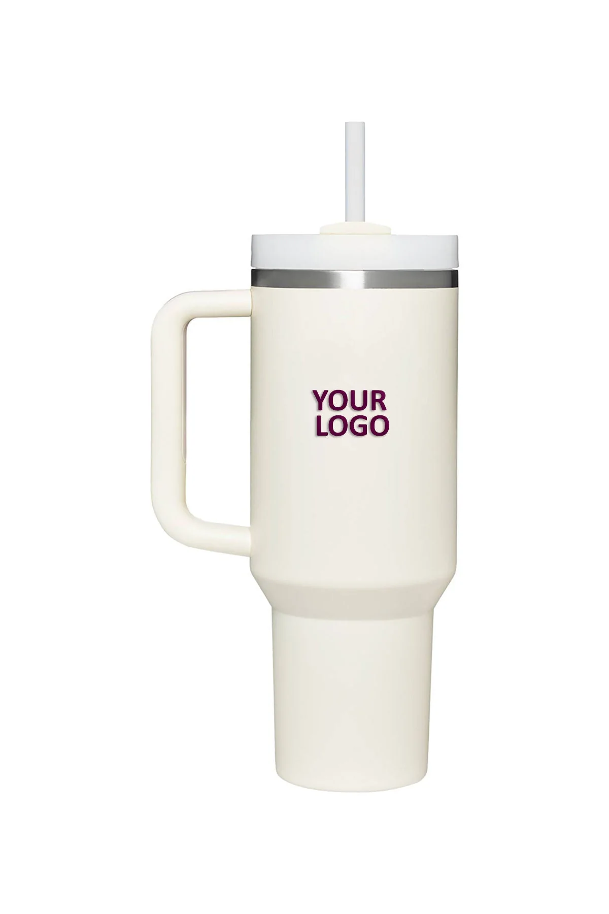 Stanley Quencher H2.O FlowState Custom Tumblers 40 oz, Cream