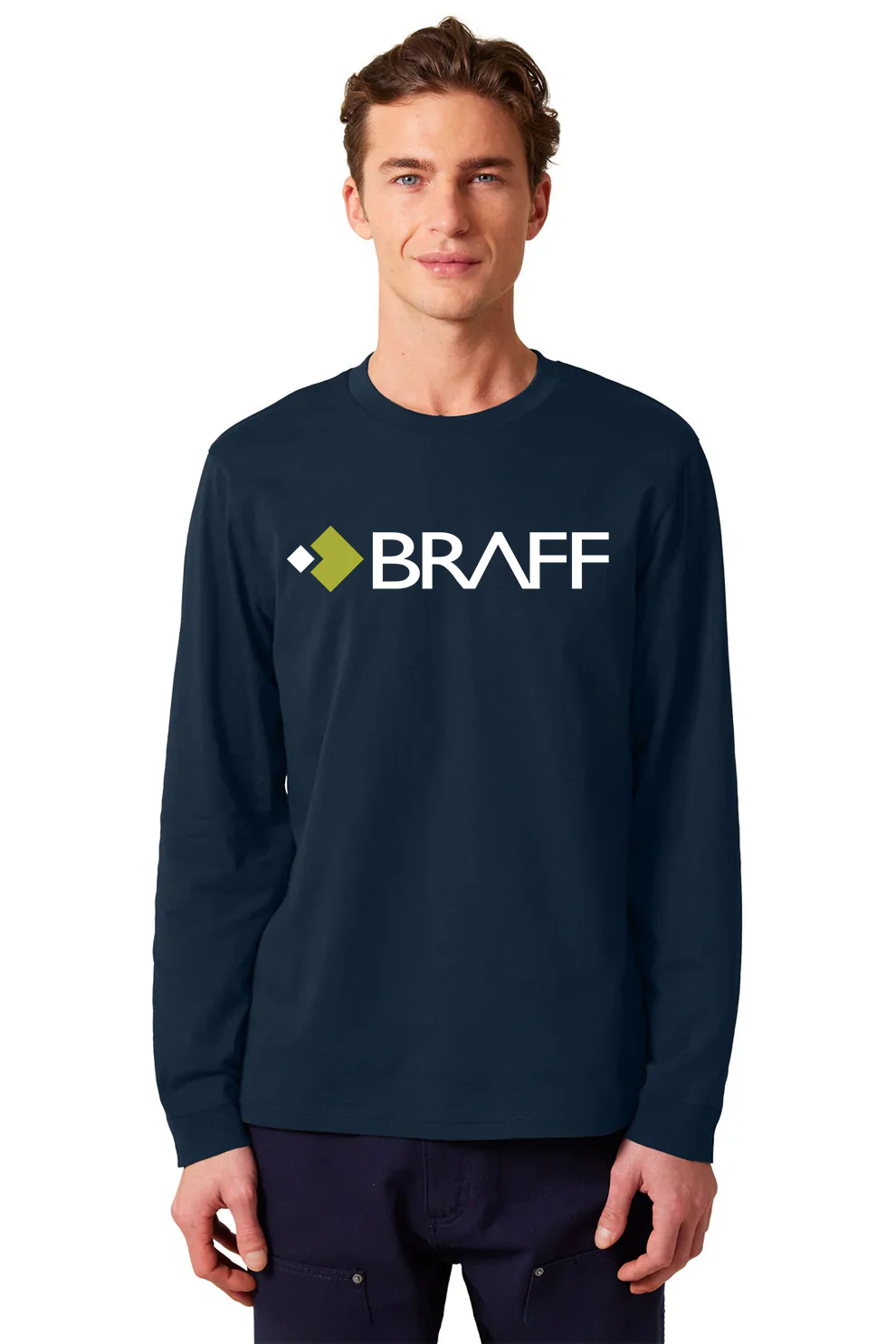 Stanley Stella Unisex Creator 2.0 Long Sleeve Tee, French Navy [The Braff Group]