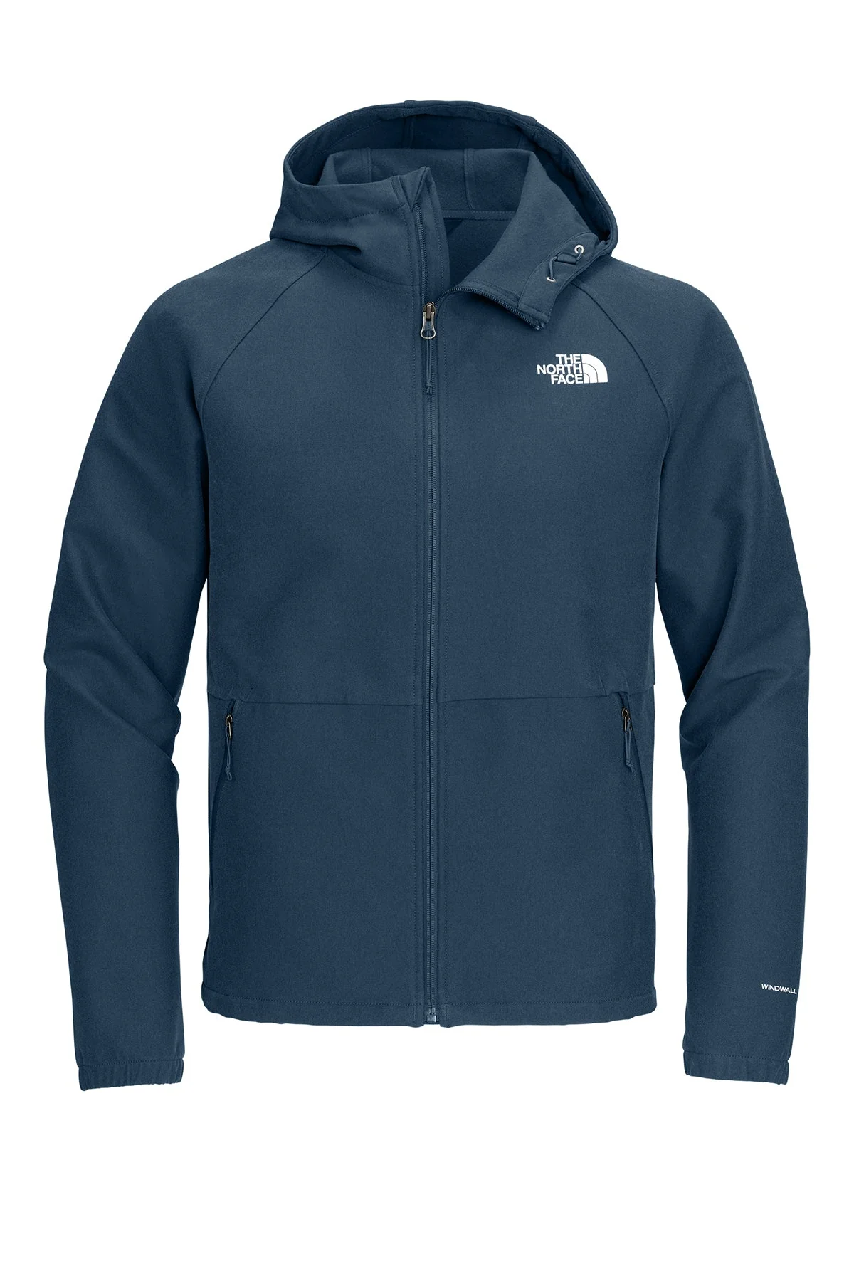 North Face Barr Lake Hooded Soft Shell Jackets, Shady Blue Dark Heather - Image 3