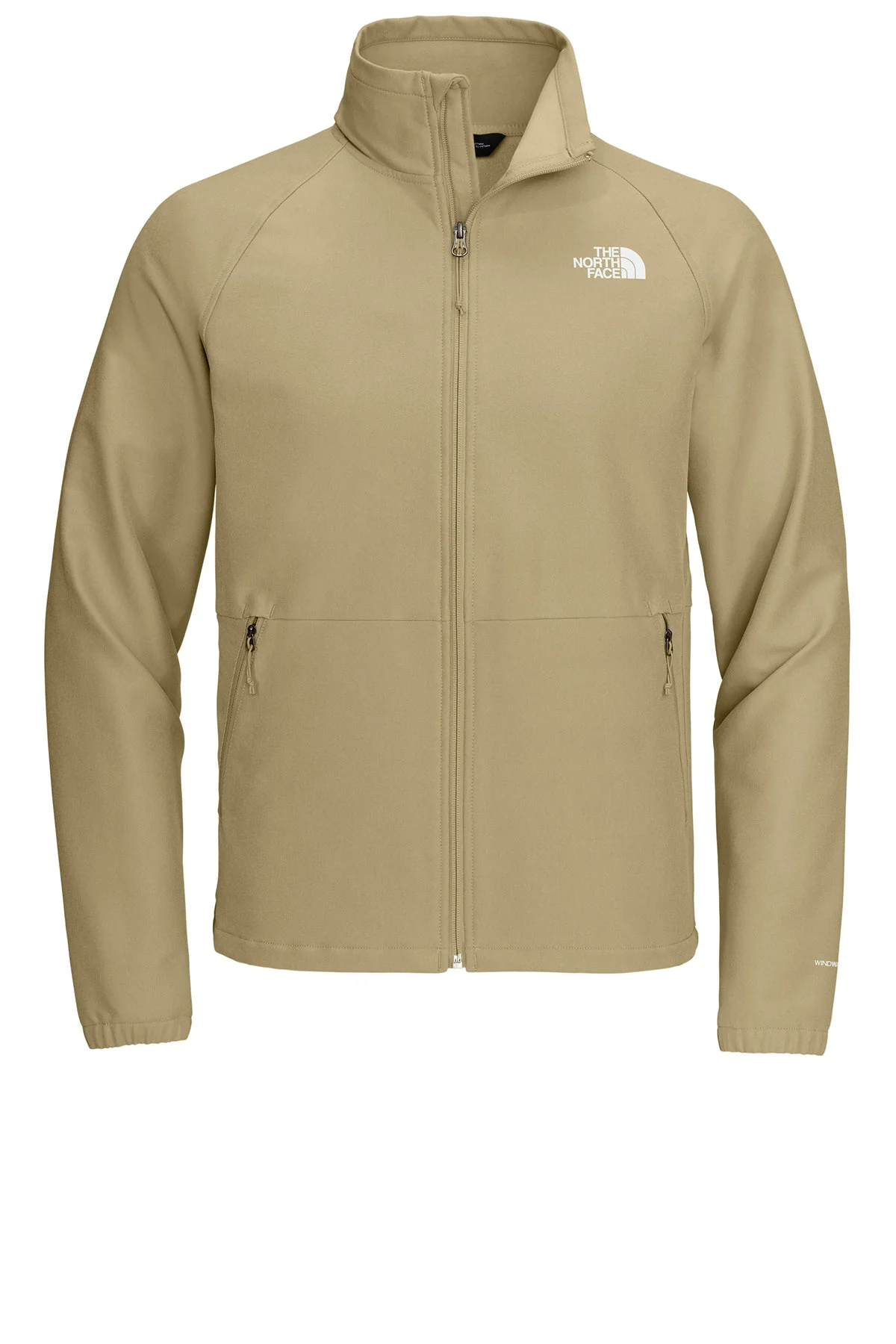North Face Barr Lake Soft Shell Jackets, Khaki Stone Dark Heather - Image 3
