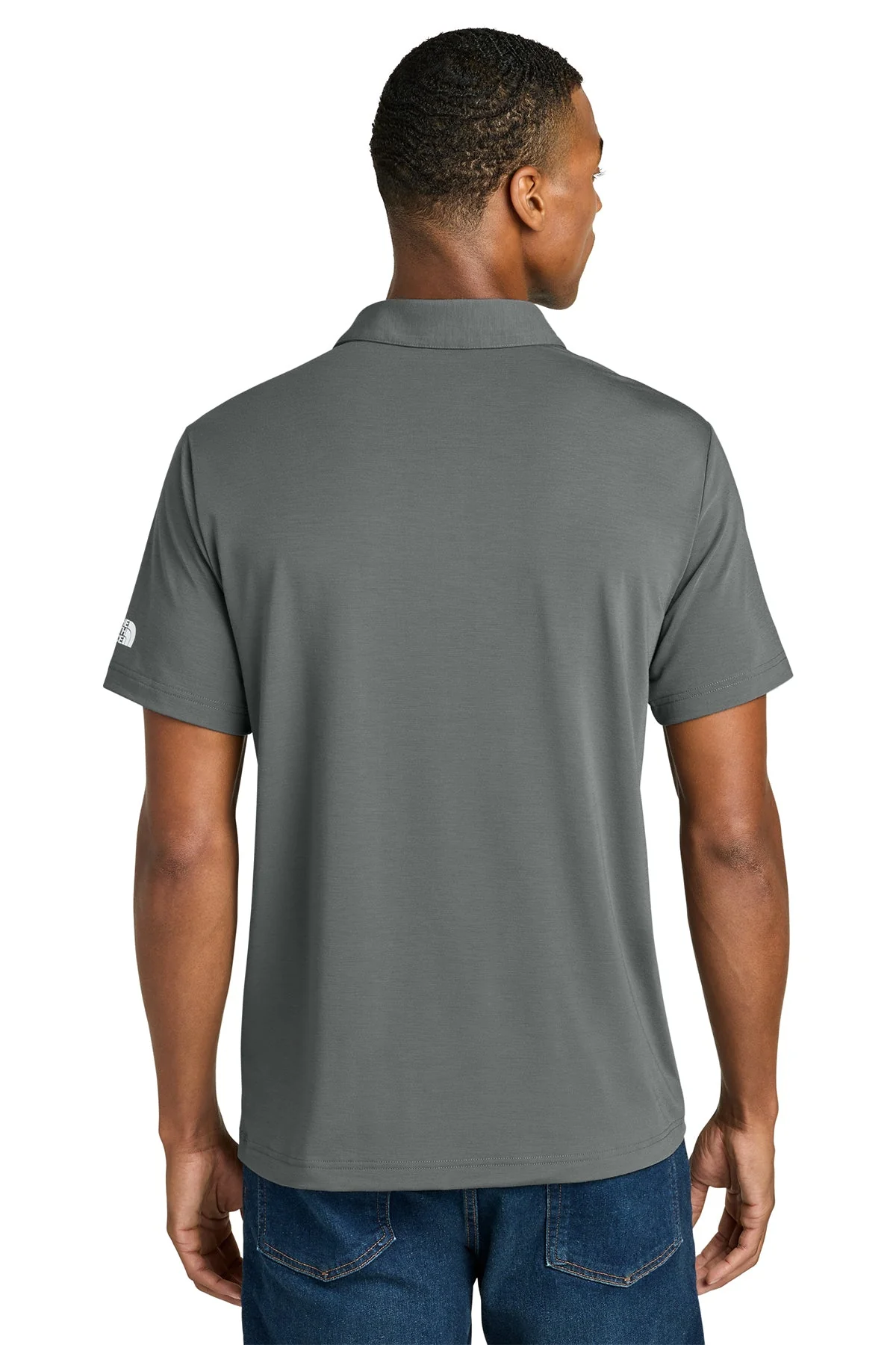 The North Face Canyon Crest Custom Polos, Smoked Pearl Grey - Image 2
