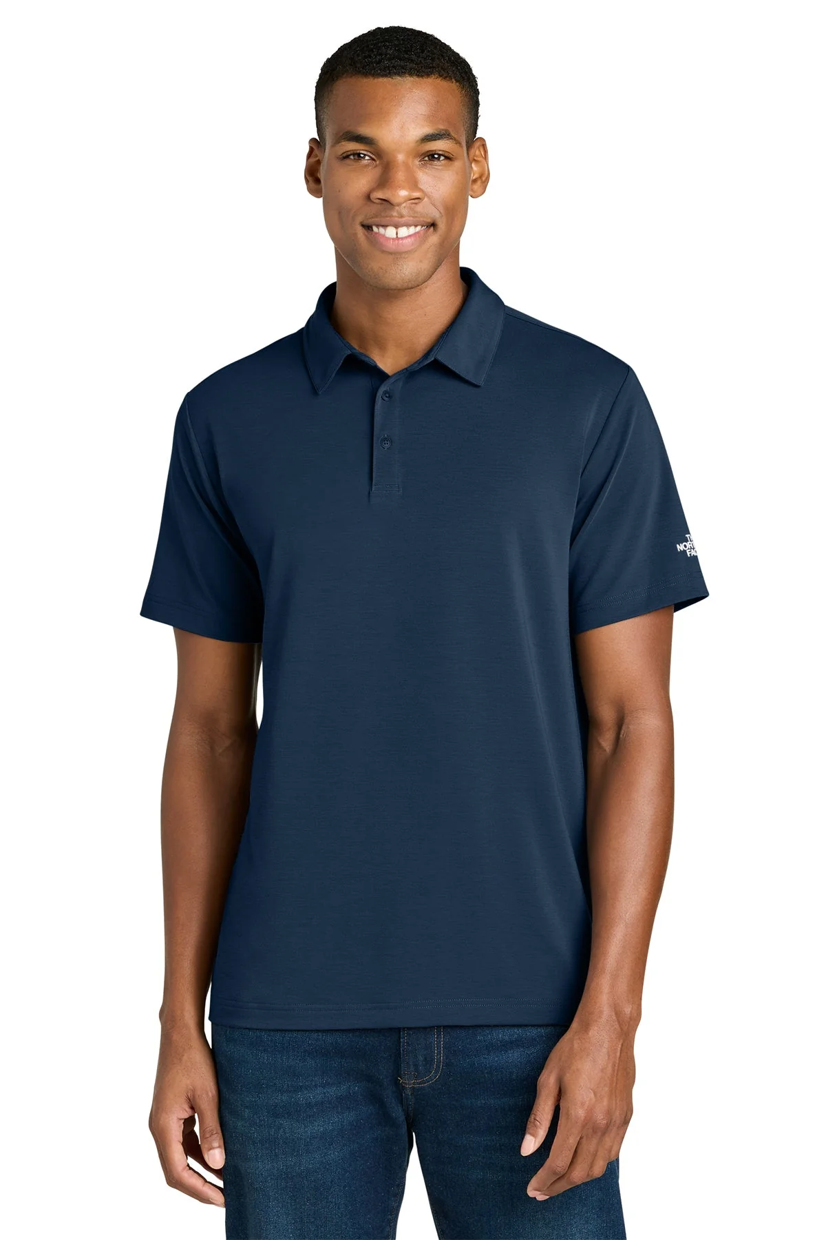 The North Face Canyon Crest Custom Polos, Summit Navy - Image 4