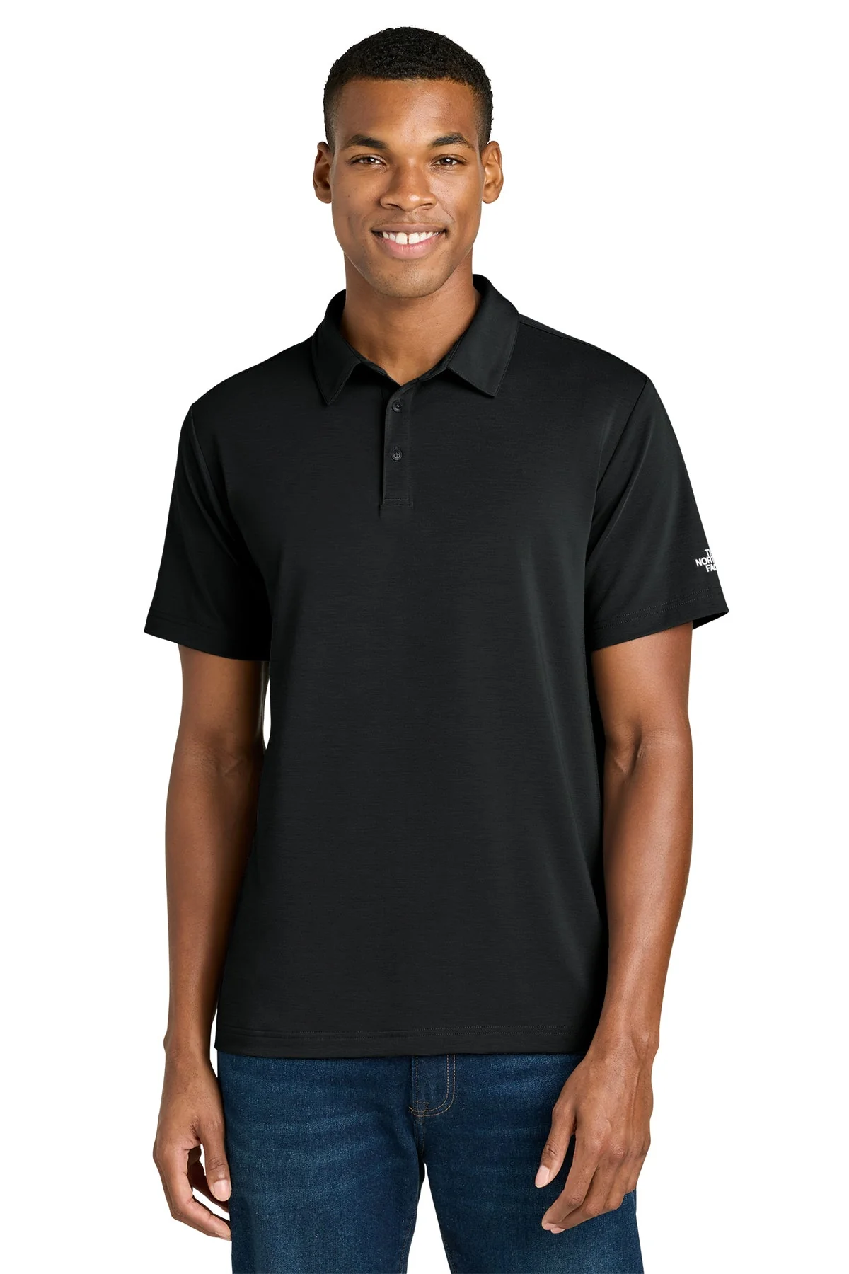 The North Face Canyon Crest Custom Polos, TNF Black - Image 4