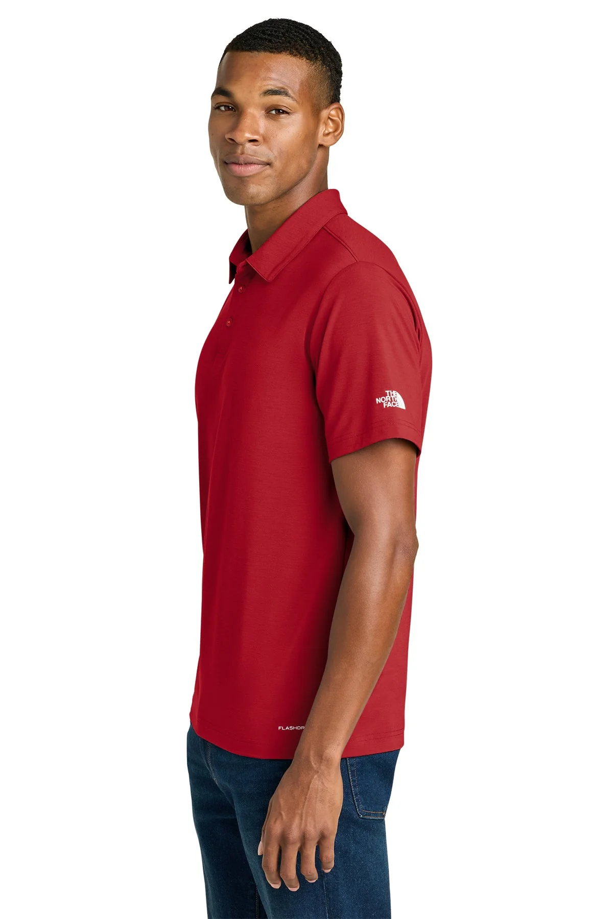 The North Face Canyon Crest Custom Polos, TNF Red - Image 3