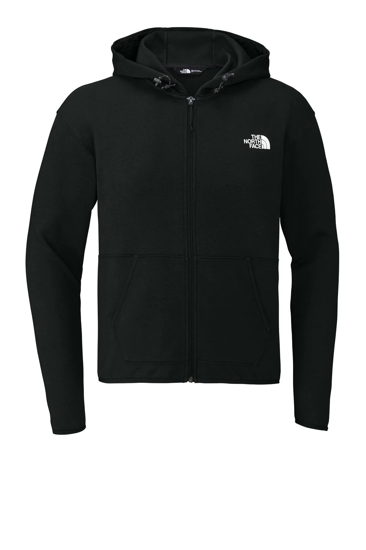 North Face Double-Knit Zip Custom Hoodies, Black - Image 3