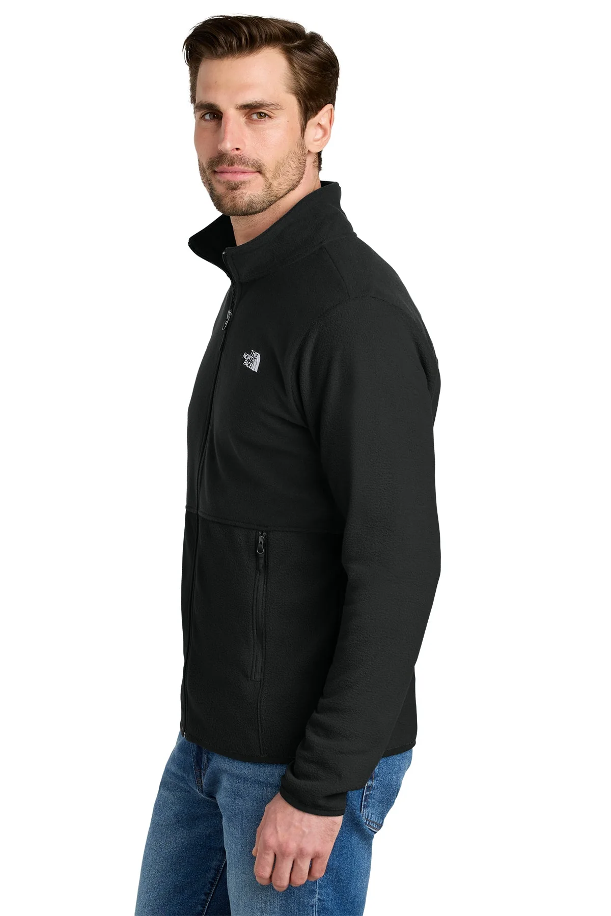 North Face Glacier Fleece Jacket, Black [Mobius] - Image 3