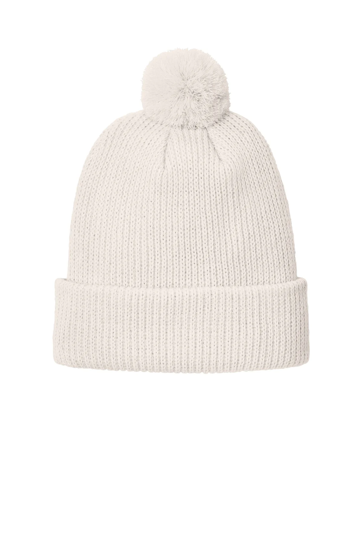The North Face Pom Custom Beanies, Vintage White - Image 2
