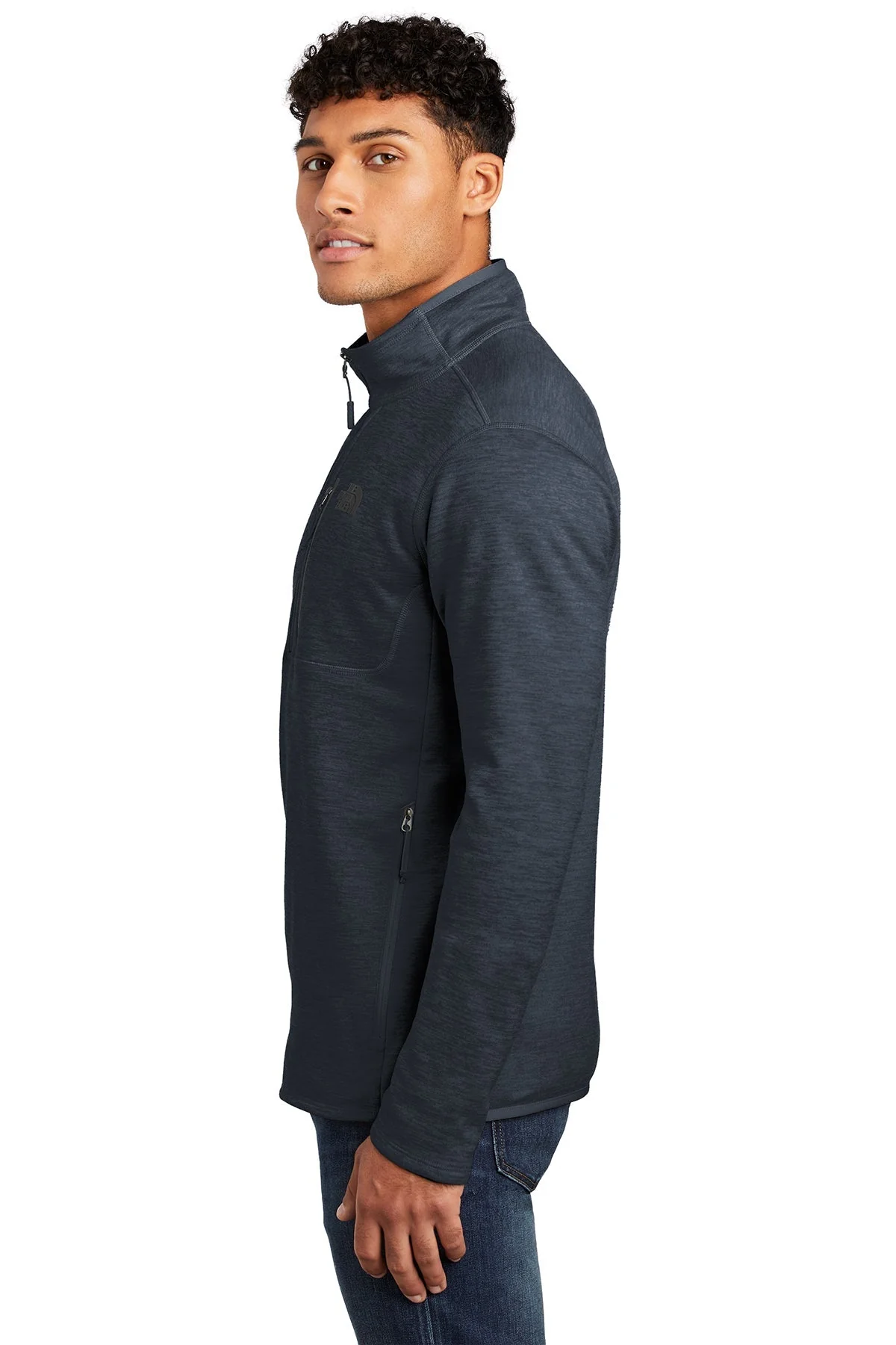 The North Face Skyline 1/2-Zip Fleece, Urban Navy Heather [CEI Consulting] - Image 3