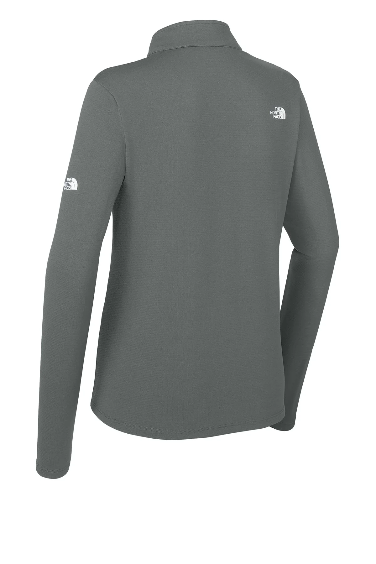 The North Face Womens Ambition Custom 1/4-Zips, Smoked Pearl Grey - Image 2