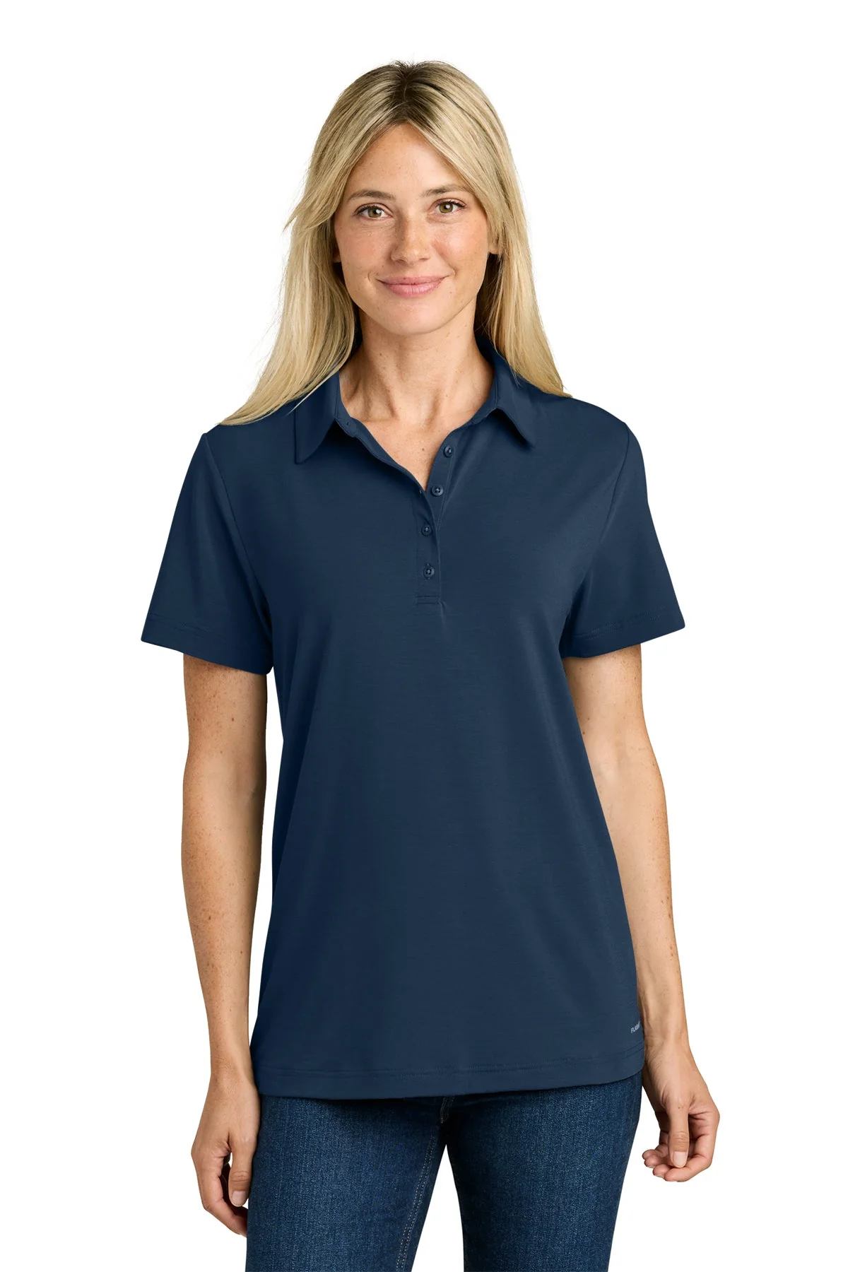 The North Face Womens Canyon Crest Custom Polos, Summit Navy - Image 4