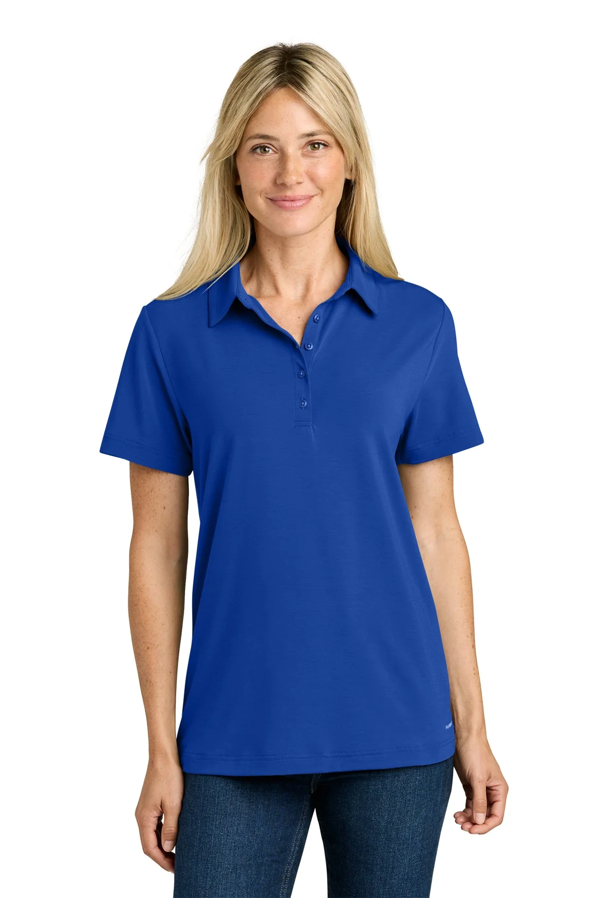 The North Face Womens Canyon Crest Custom Polos, TNF Blue - Image 4