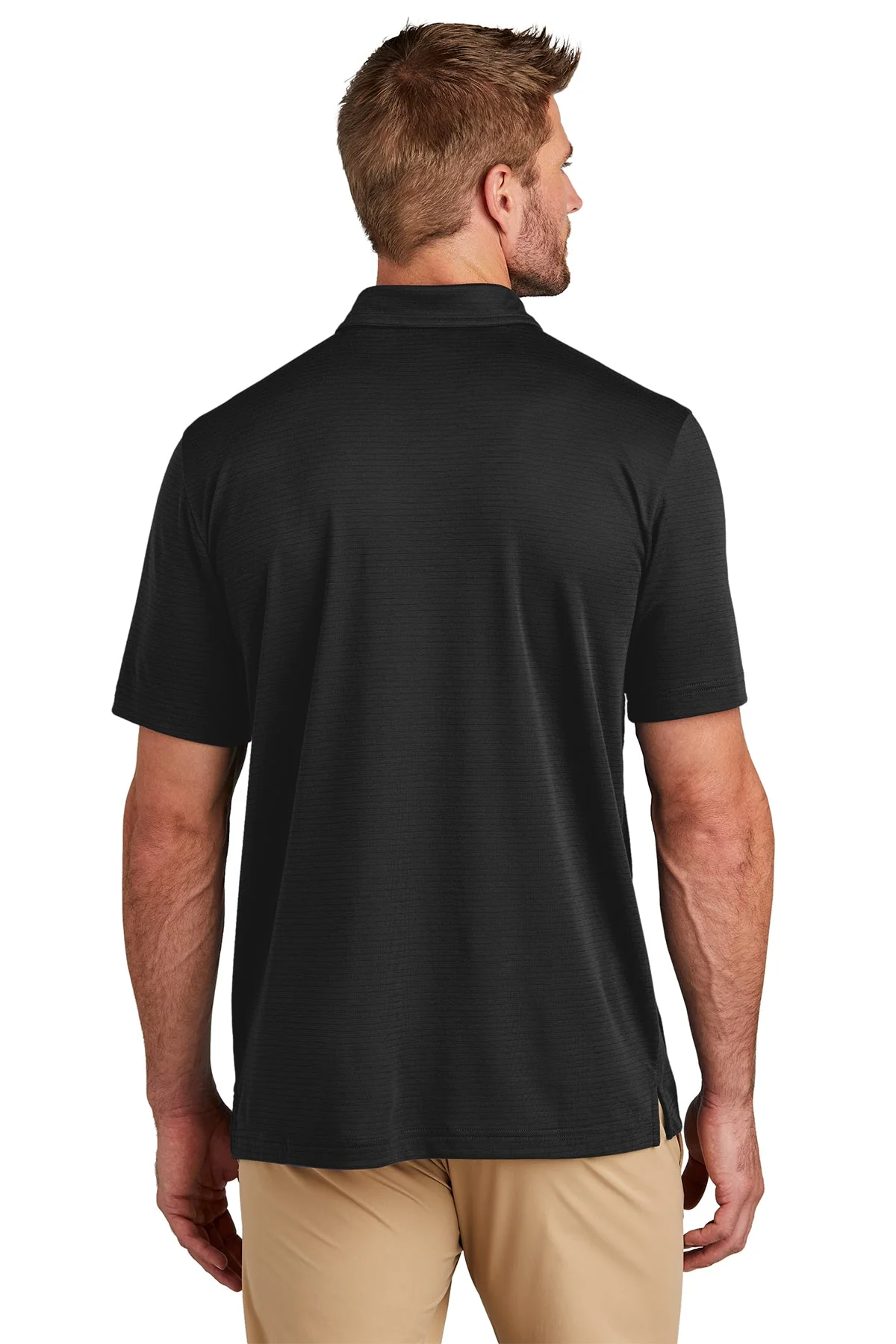 Custom TravisMathew Bayfront Solid Polo TM1MY399 Black - Image 2