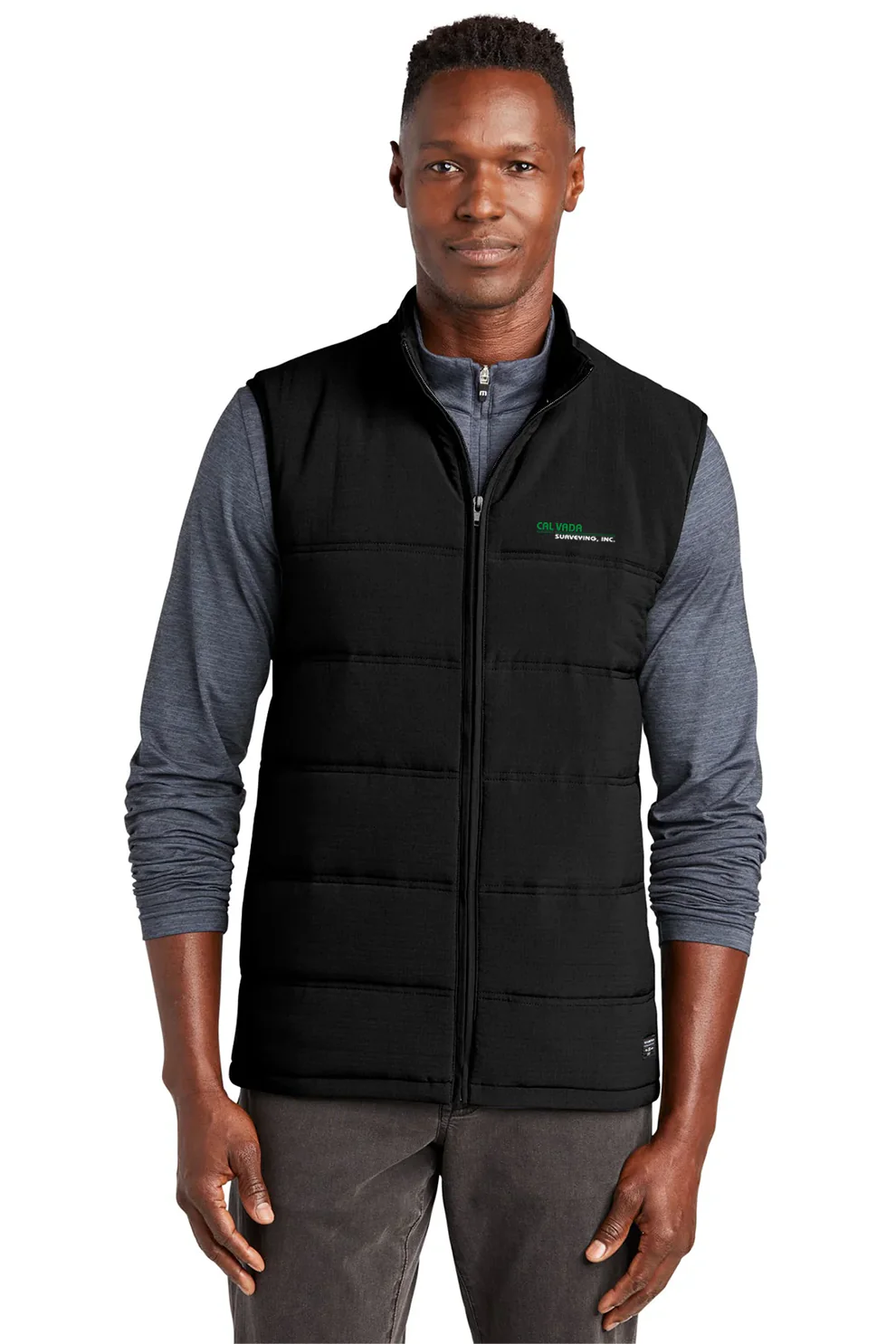 TravisMathew Cold Bay Vest, Black [Calvada Surveying Inc]