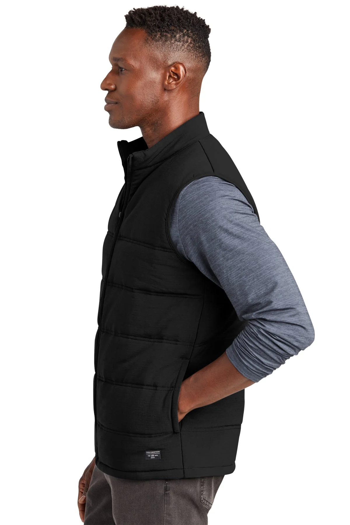 TravisMathew Cold Bay Vest, Black [New England Construction] - Image 3