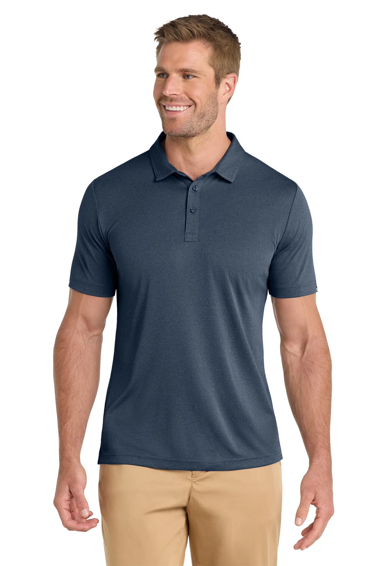 TravisMathew Coto Performance Polo Blue Nights - Image 4