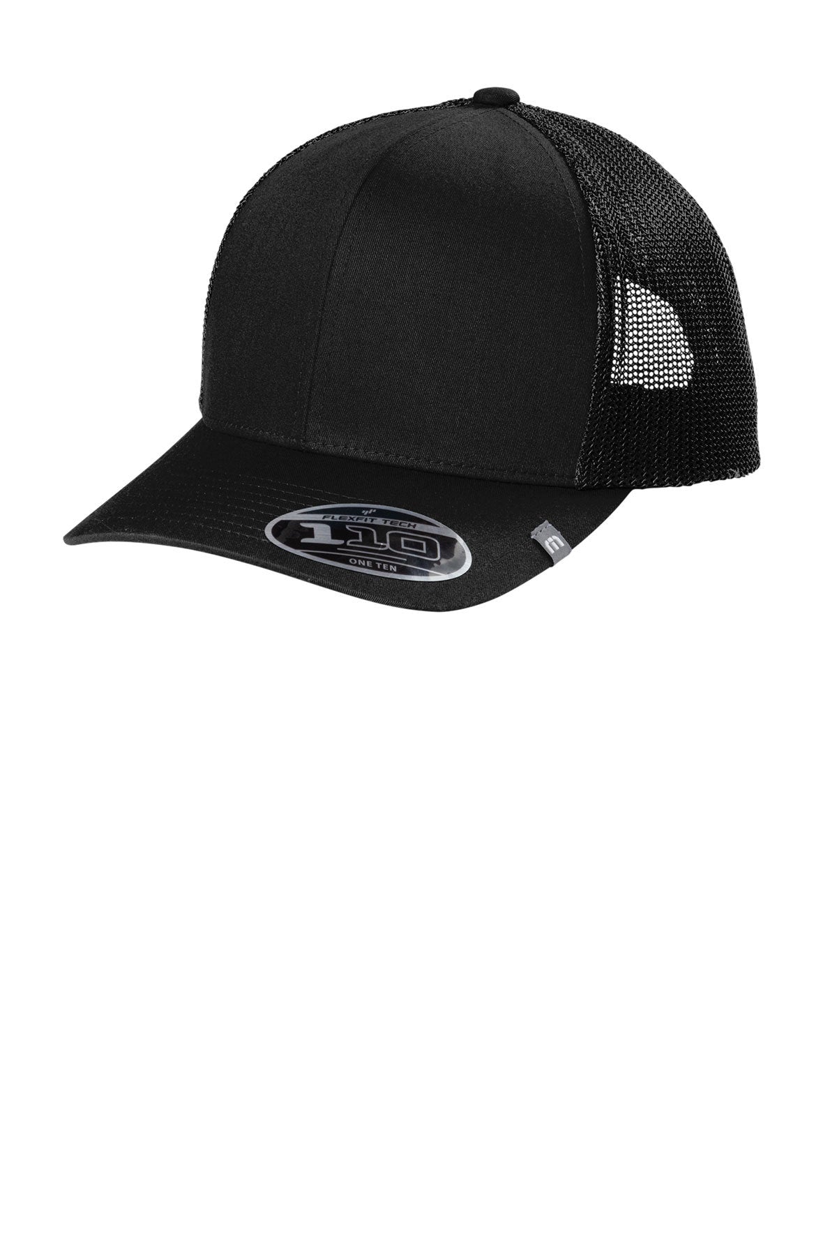 TravisMathew Cruz Trucker Cap, Black [Calvada Surveying Inc] - Image 2