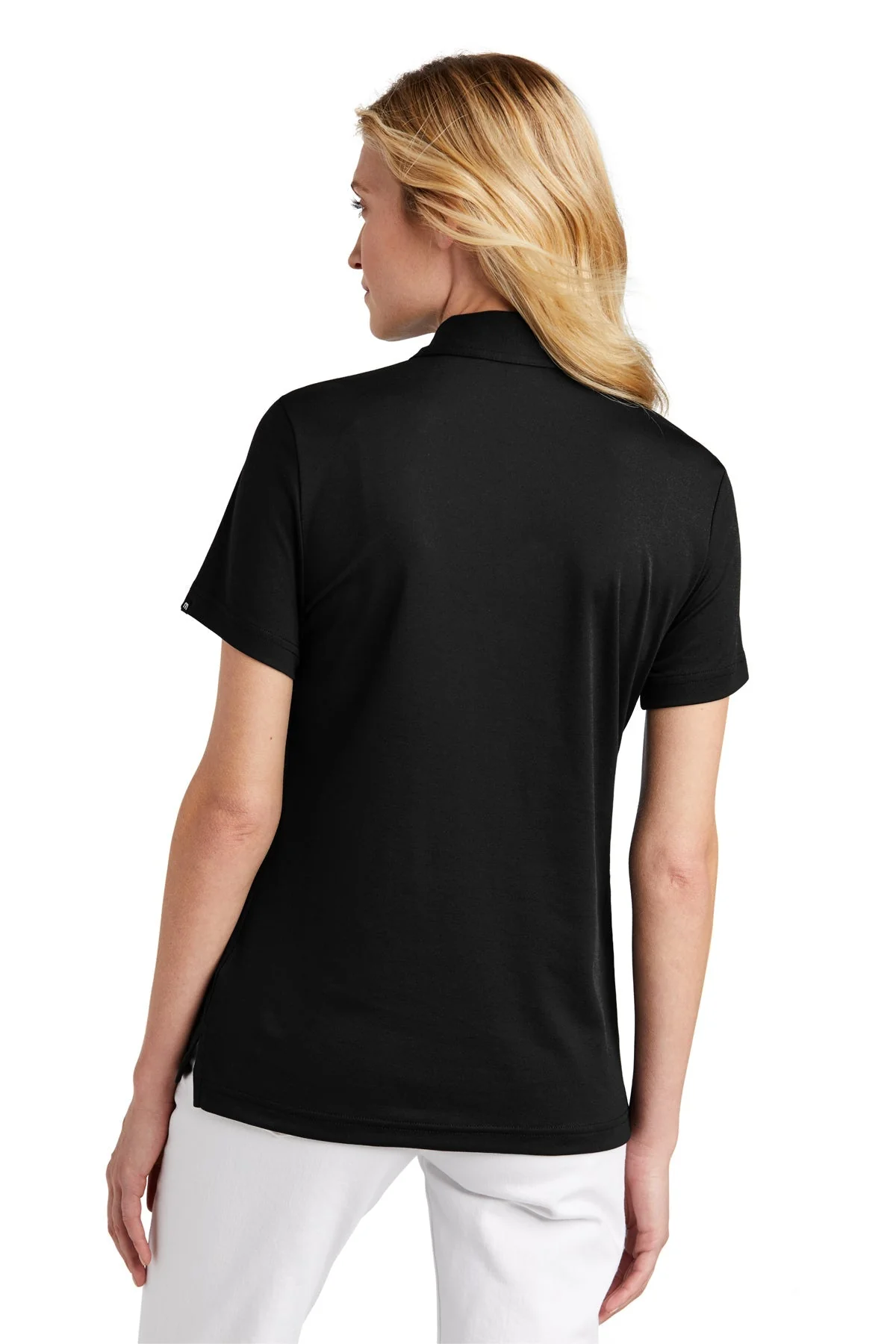 TravisMathew Ladies Oceanside Polo, Black [Harris & Associates] - Image 2