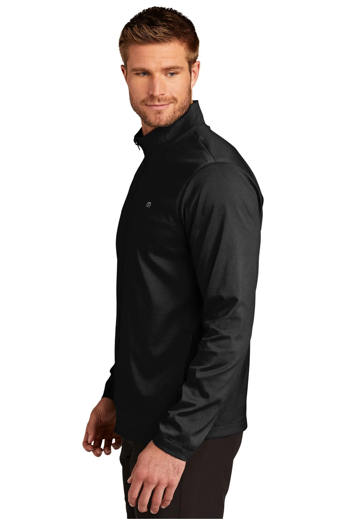 TravisMathew Surfside Full-Zip Jacket, Black [Calvada Surveying Inc] - Image 3