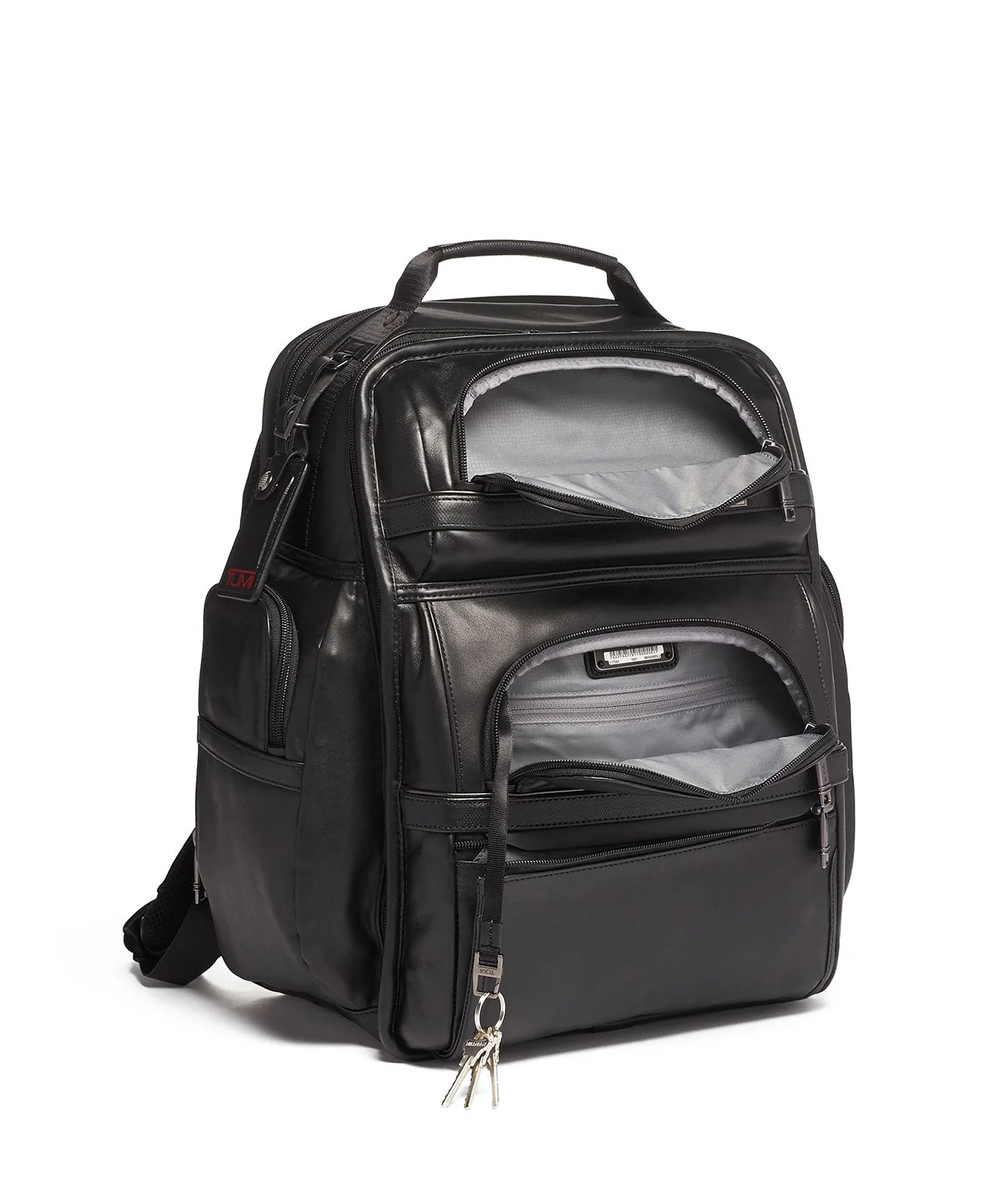 Tumi Brief Pack, Black Leather - Image 3