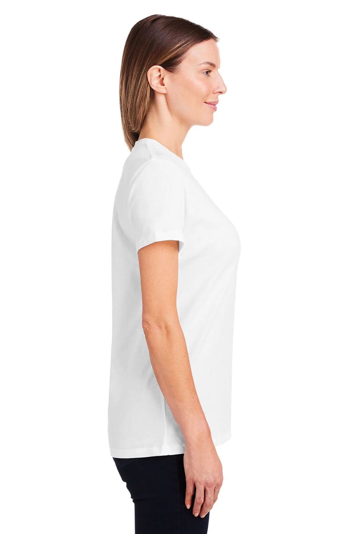 Under Armour Ladies Athletic 2.0 T-Shirt, White [Reality Defender] - Image 2