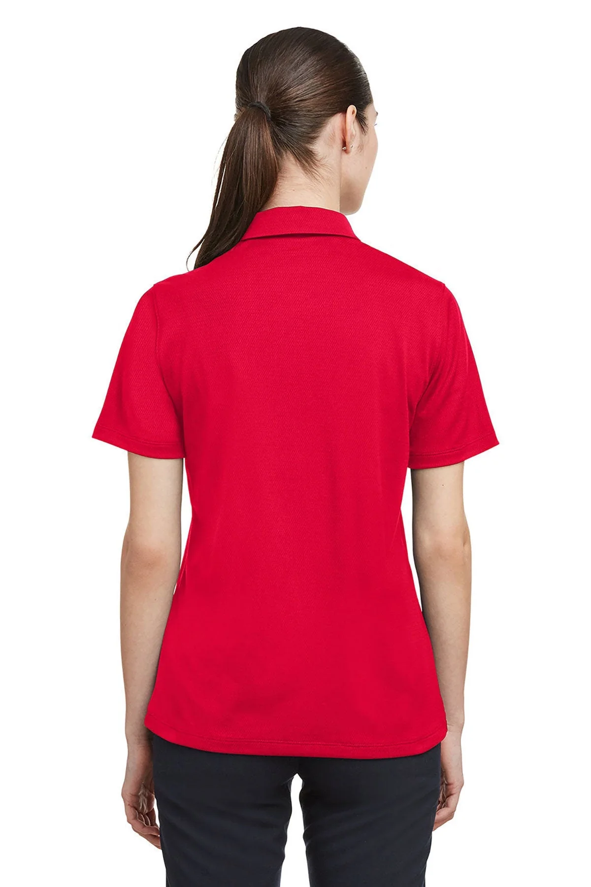 Under Armour Ladies Tech Polo, Red [NexTech Solutions] - Image 2
