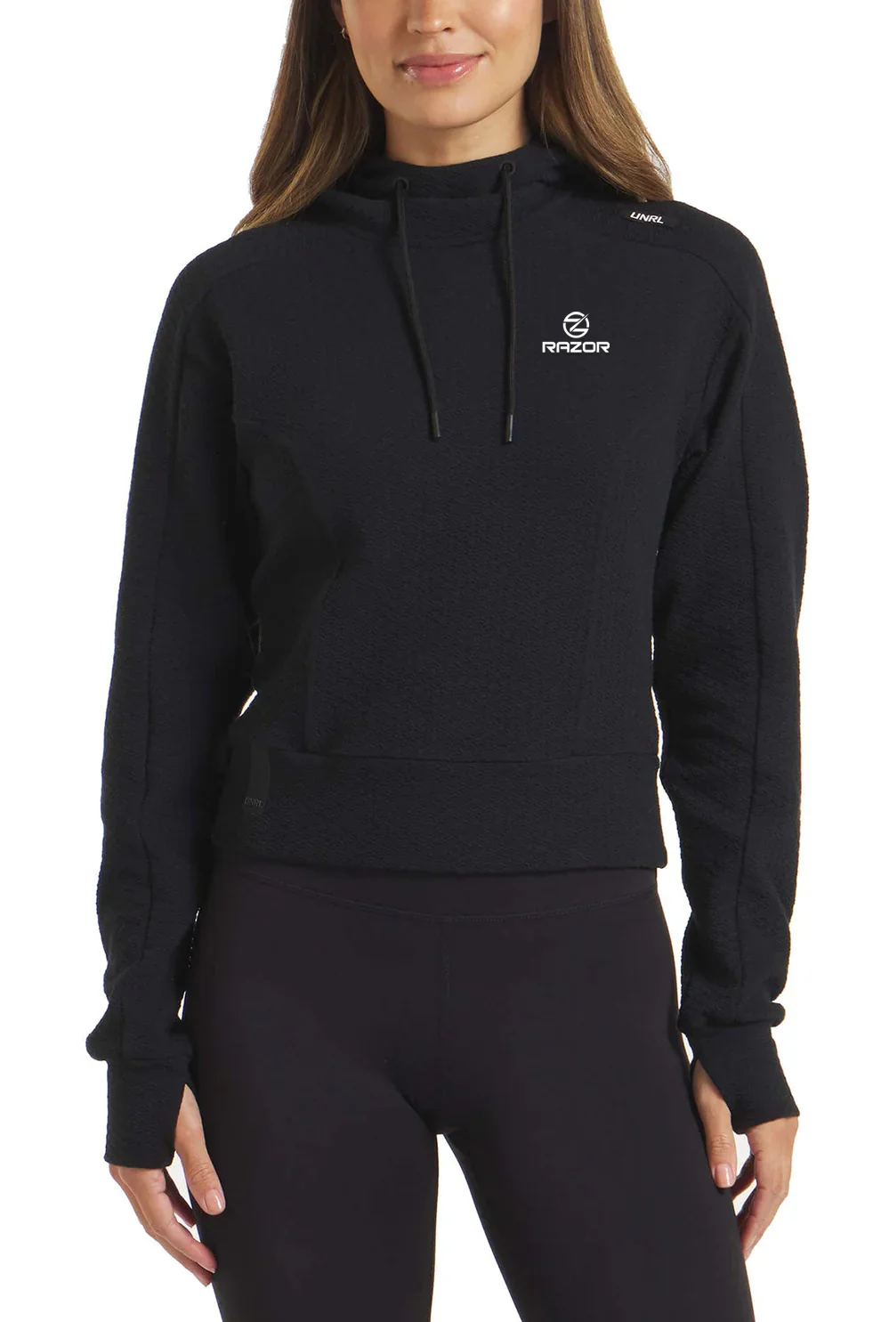 UNRL Womens Elevation Hoodie, Black [Razor Consulting Solutions]
