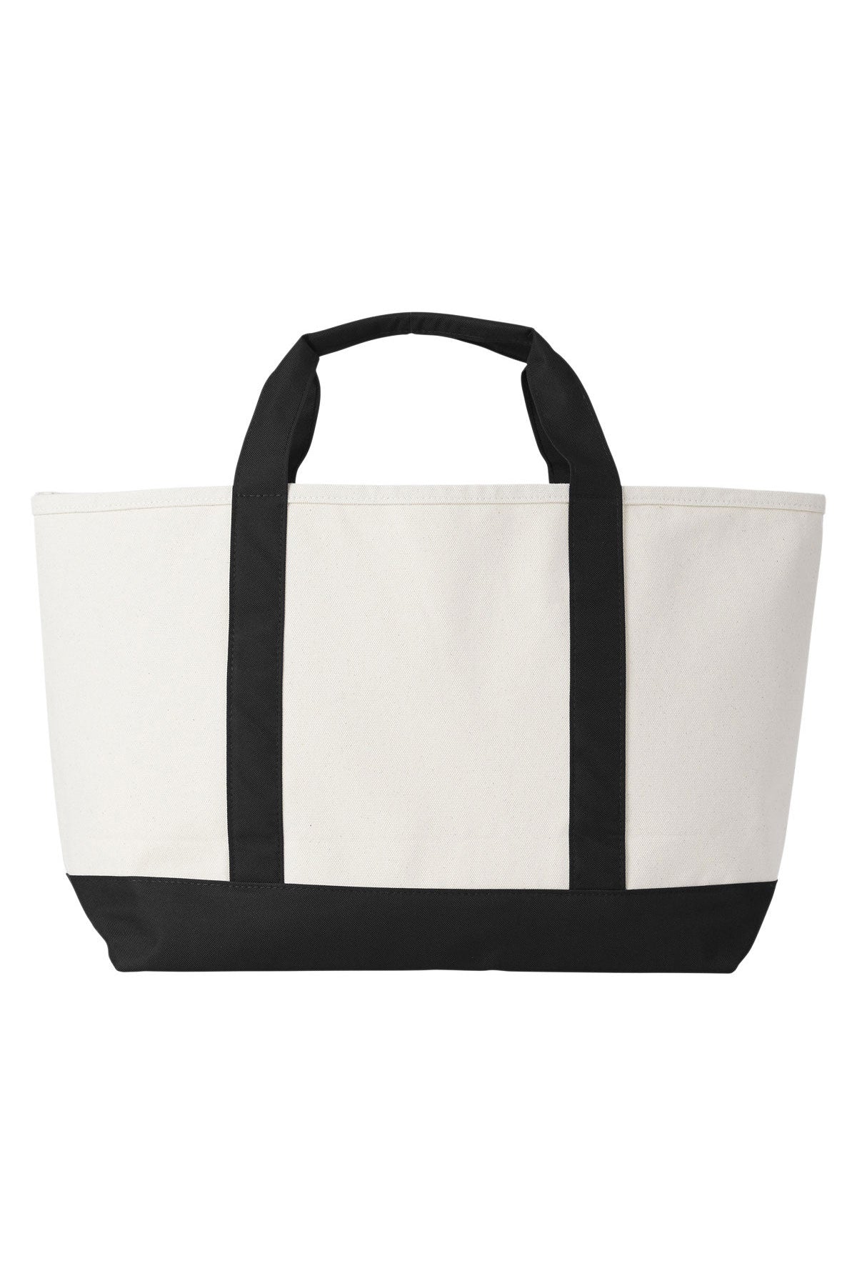 Vineyard Vines Custom Canvas Captain Tote, Natural/Jet Black - Image 4