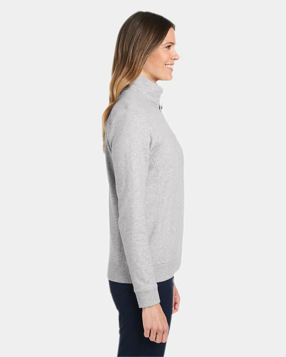 Vineyard Vines Ladies Collegiate Shep Shirt, Grey Heather [Lane & Waterman] - Image 3