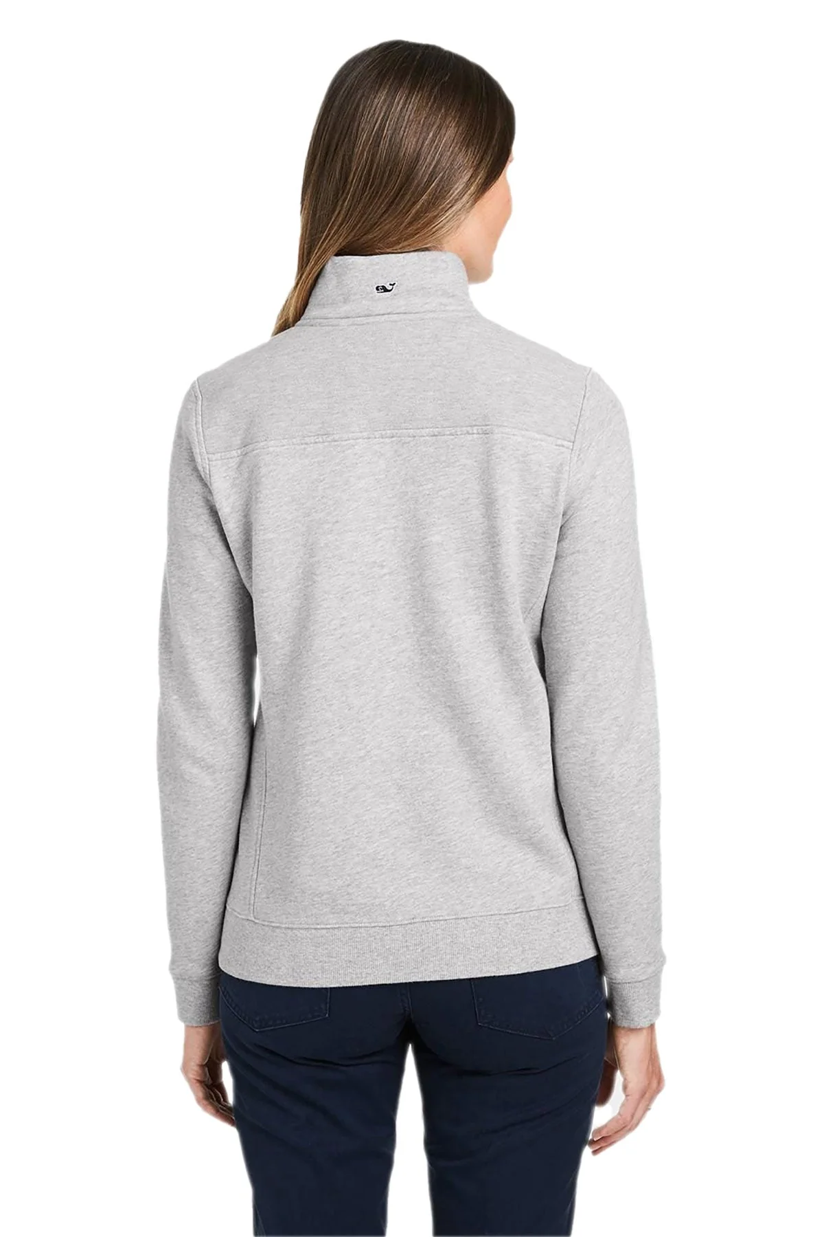 Vineyard Vines Ladies Collegiate Shep Shirt, Grey Heather [Matos Builders] - Image 3