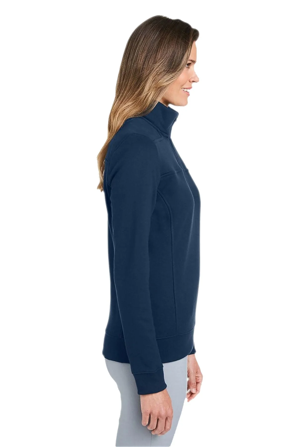Vineyard Vines Ladies Collegiate Shirt, Vineyard Navy [GuidePoint Security] - Image 3