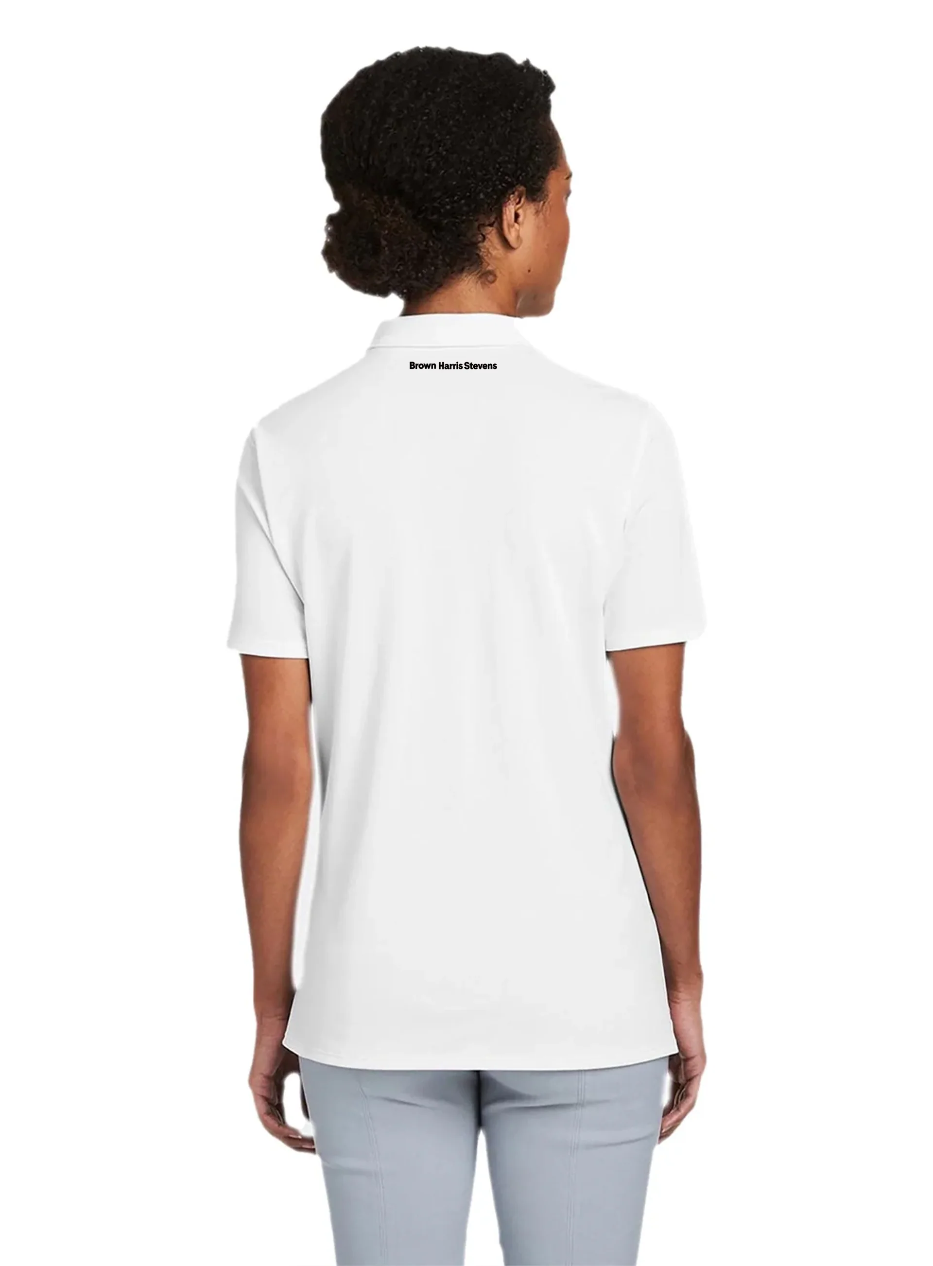 Vineyard Vines Ladies Piqué Short-Sleeve Polo, White Cap [Brown Harris Stevens] - Image 2