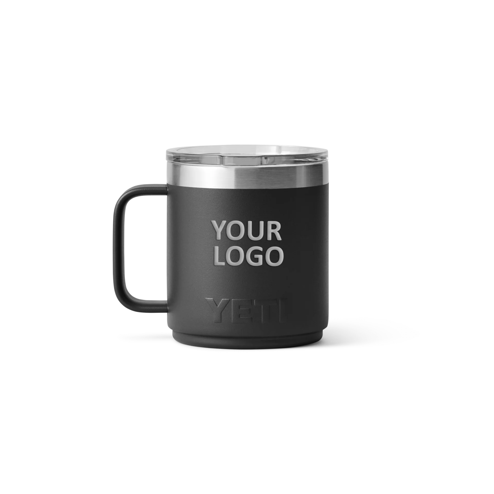 YETI Custom 10 oz Stackable Mugs with Magslider Lid, Black