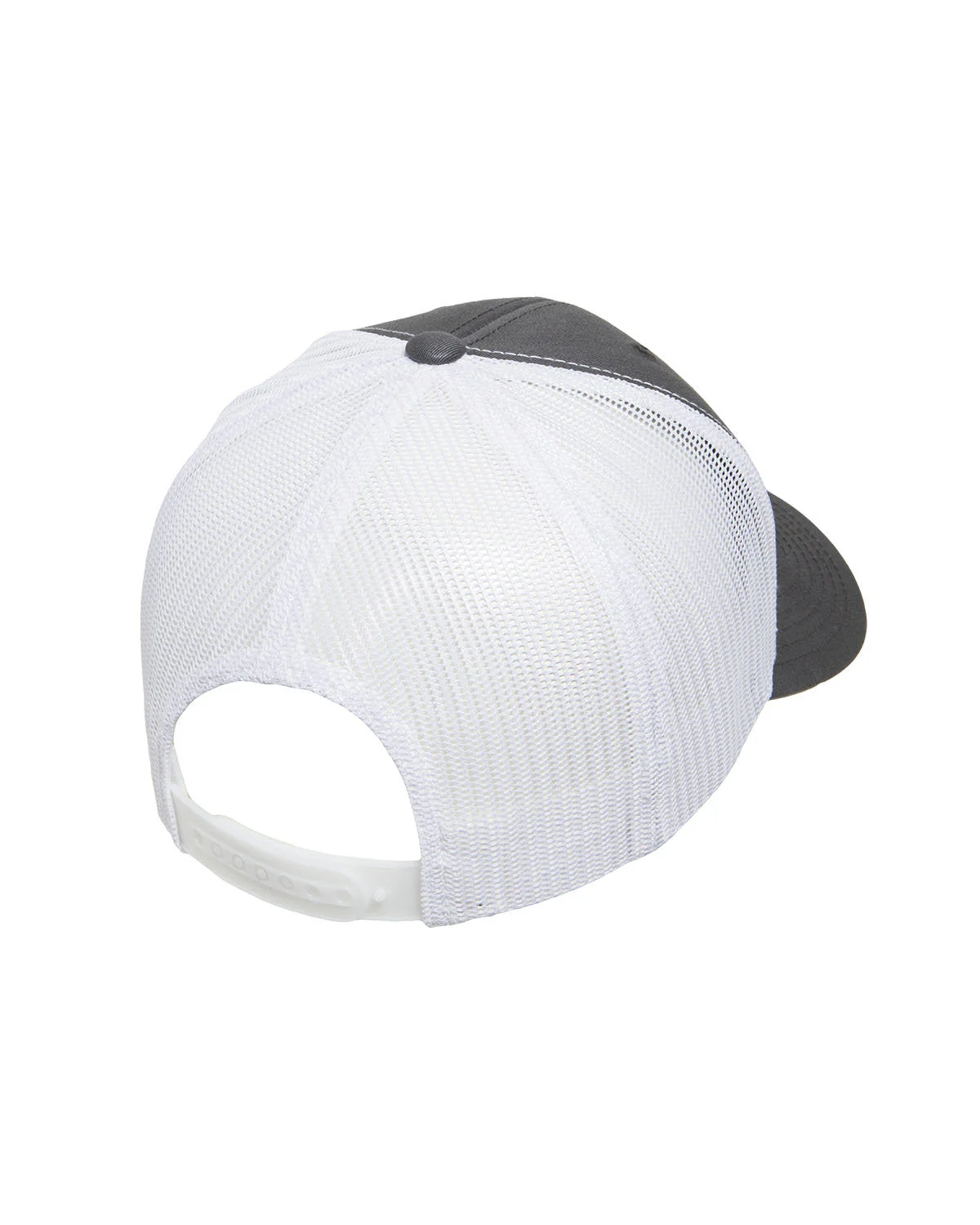 Yupoong Retro Customized Trucker Caps, Charcoal/ White - Image 2